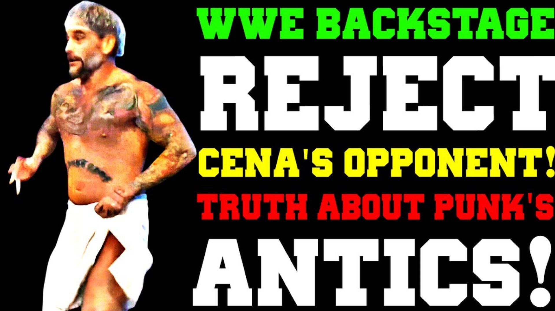 WWE News! CM Punk Dons Shower Cap & TOWEL At WWE MSG! Resounding Disapproval On John Cena’s Opponent WWE News! CM Punk Dons Shower Cap & TOWEL At WWE MSG! Resounding Disapproval On John Cena’s Opponent