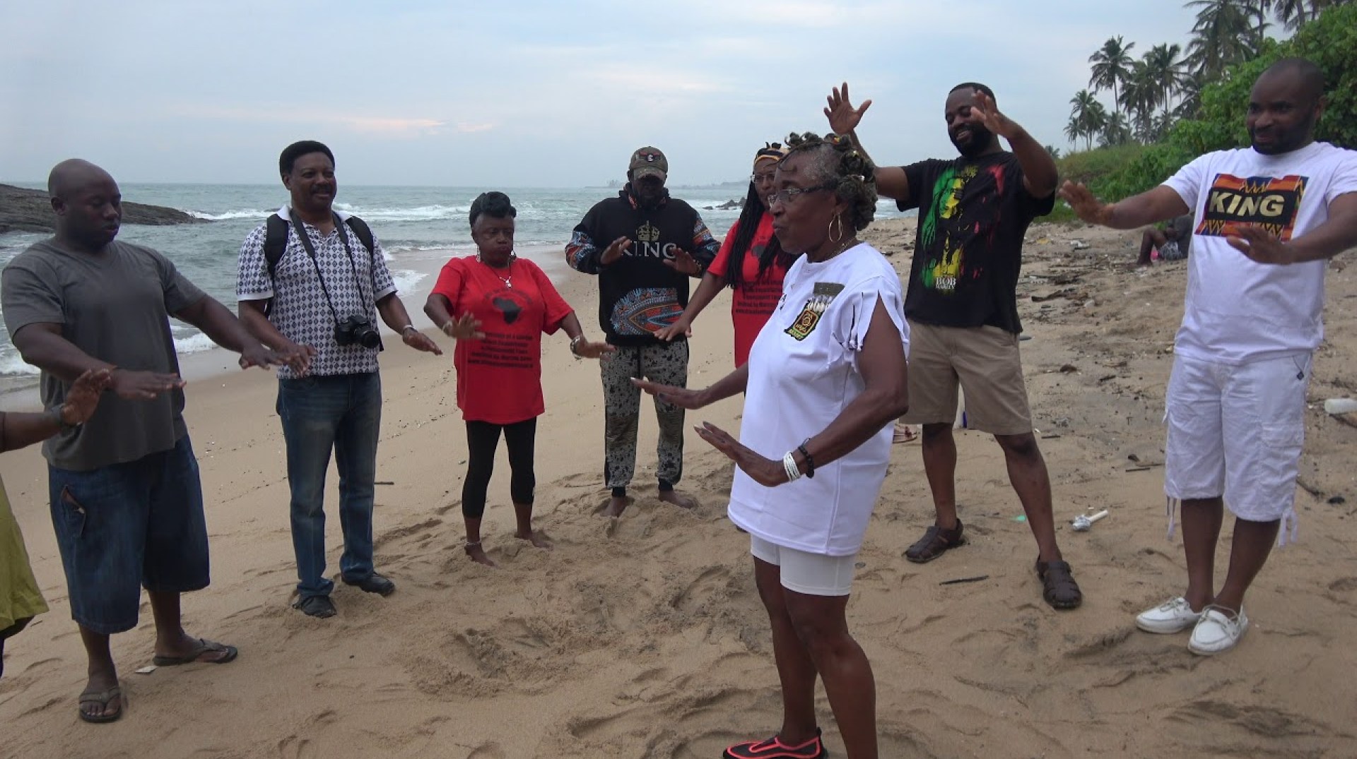 Meditation Therapy on One Africa Beach in Elmina – Ghana Tour May 2019 Meditation Therapy on One Africa Beach in Elmina – Ghana Tour May 2019