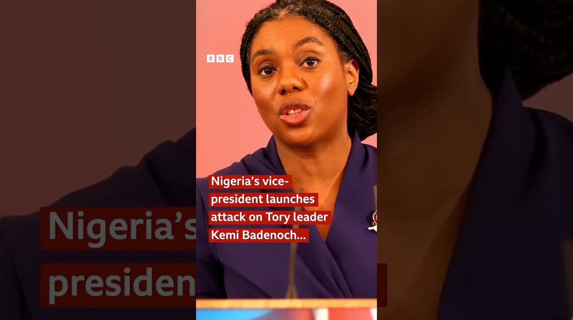 Nigeria's VP blasts Badenoch for 'denigrating country of origin' – BBC Africa Nigeria's VP blasts Badenoch for 'denigrating country of origin' – BBC Africa