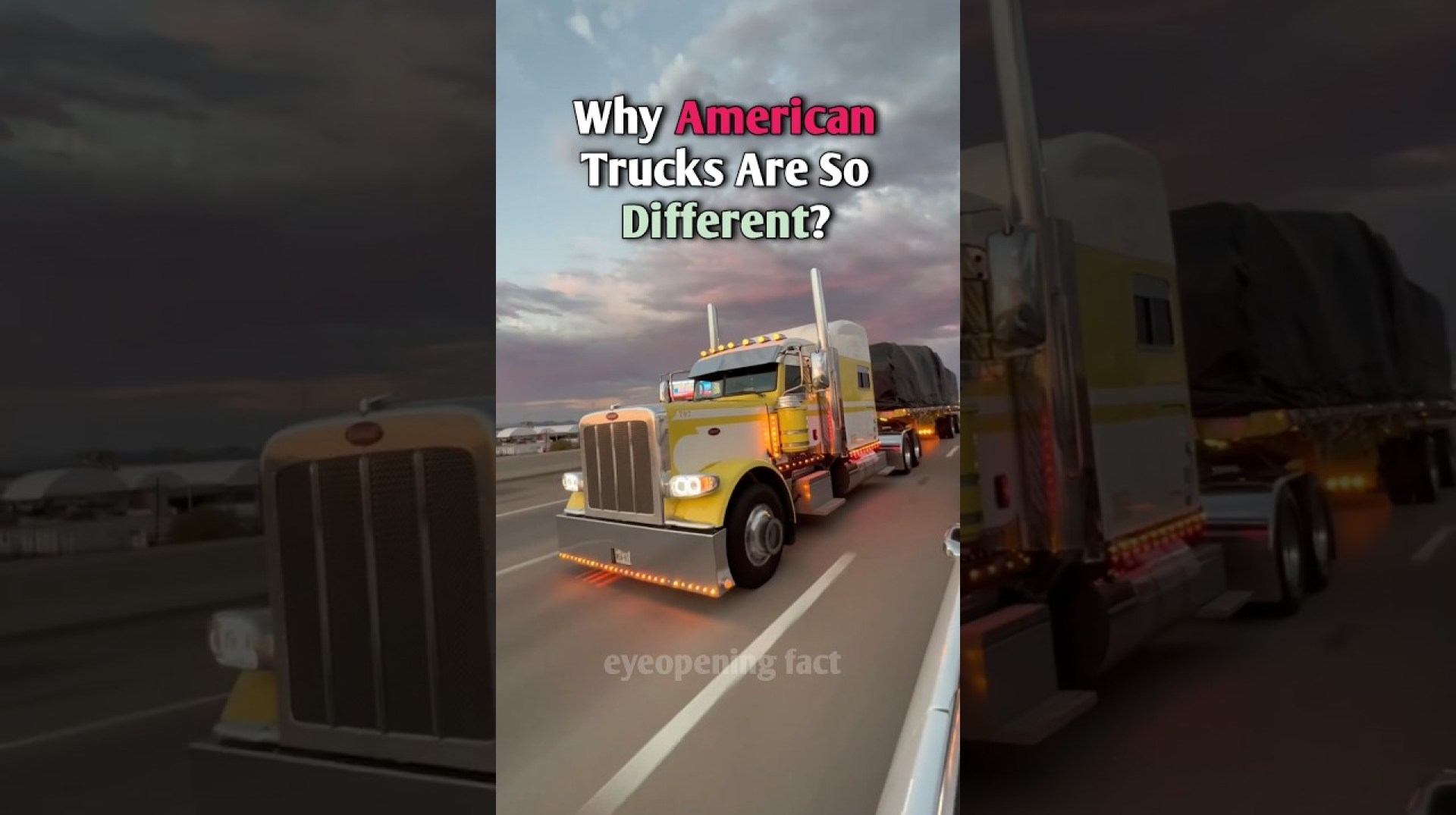 अमेरिकी ट्रक इतने अलग क्यों दिखते हैं? Why do American trucks look so different? #india #america अमेरिकी ट्रक इतने अलग क्यों दिखते हैं? Why do American trucks look so different? #india #america