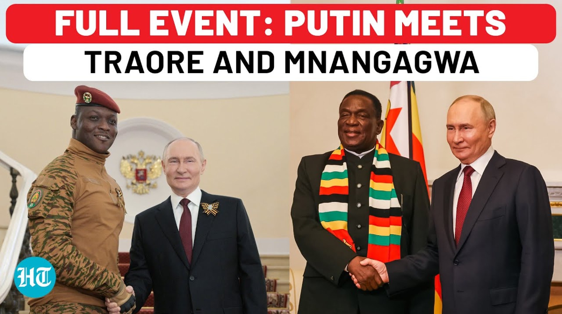 Full Event: Putin Meets Burkina Faso’s Traore, Zimbabwe’s Mnangagwa Amid West’s Troubles In Africa Full Event: Putin Meets Burkina Faso’s Traore, Zimbabwe’s Mnangagwa Amid West’s Troubles In Africa