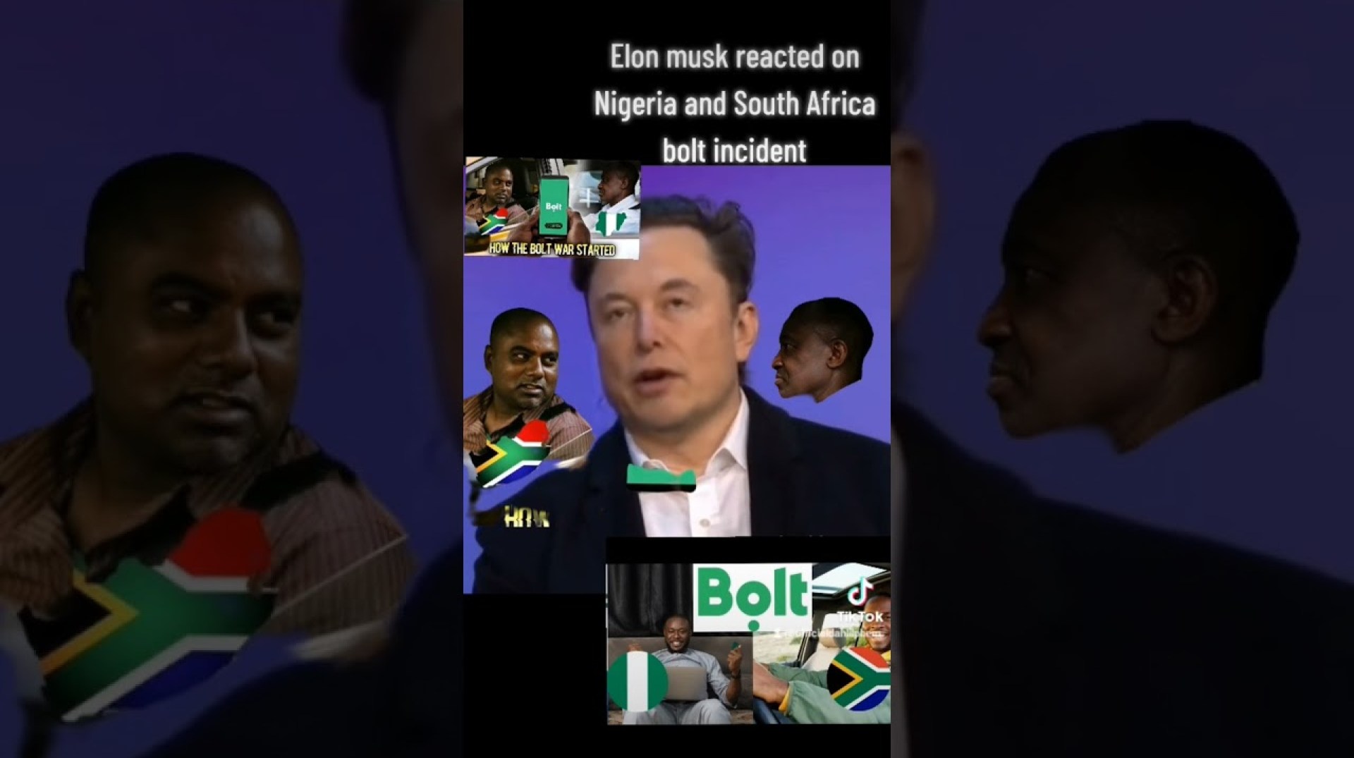 Elon musk reacted on Nigerian and South African bolt for bolt #nigeria #southafrica #fy #bolt Elon musk reacted on Nigerian and South African bolt for bolt #nigeria #southafrica #fy #bolt