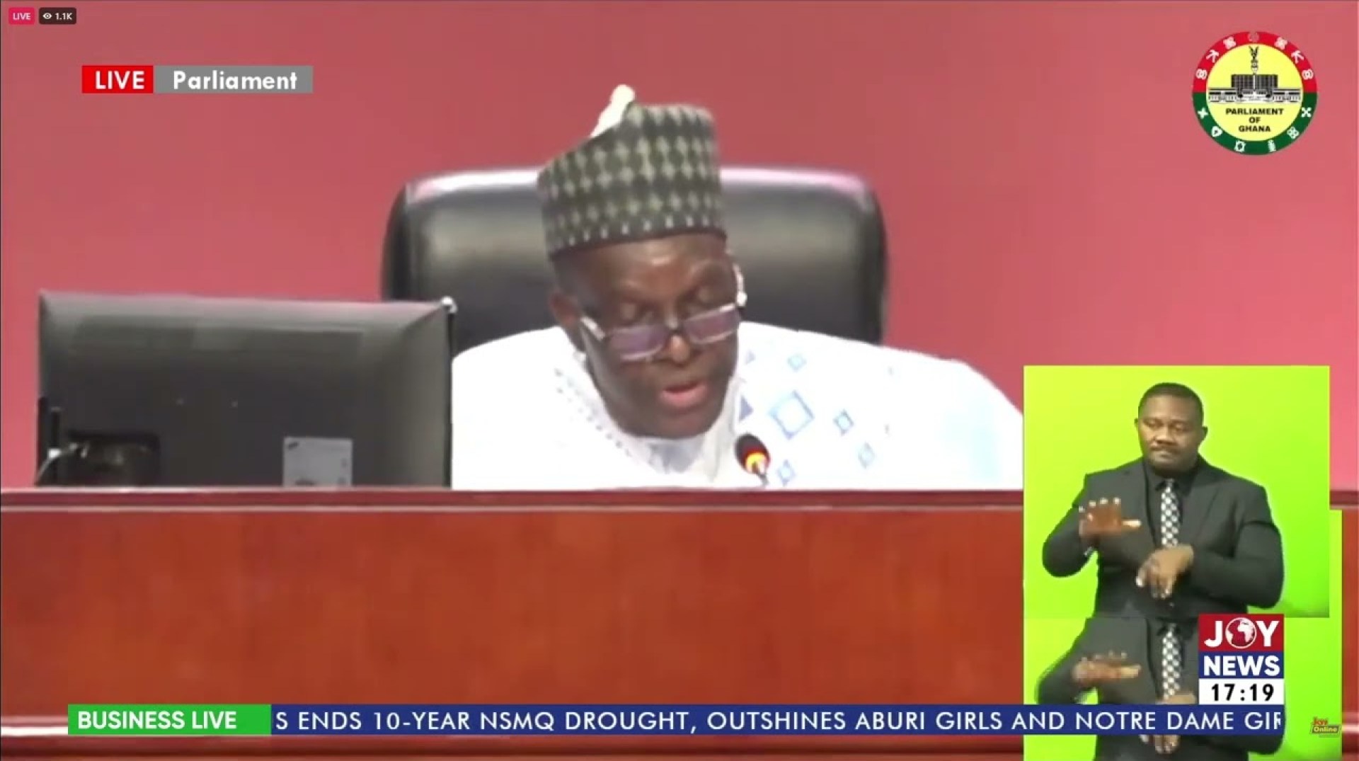 Speaker of Parliament, Alban Bagbin declares seats of four MPs vacant. #JoyNews Speaker of Parliament, Alban Bagbin declares seats of four MPs vacant. #JoyNews