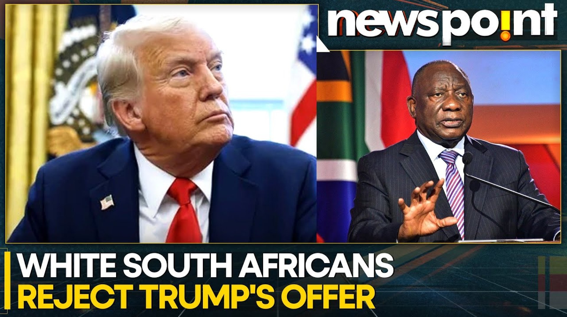 White South African Groups Reject Trump’s US Asylum Offer | WION Newspoint White South African Groups Reject Trump’s US Asylum Offer | WION Newspoint