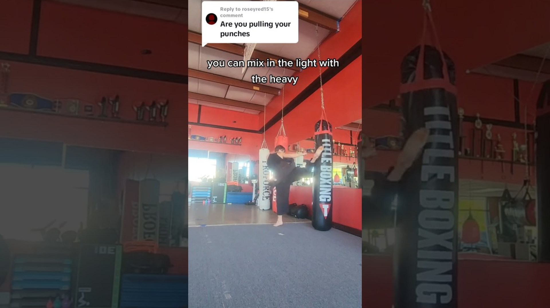 Am I pulling my strikes? yes #martialarts #mma #combatsports #kickboxing #sensei_jefree #senseigeoff Am I pulling my strikes? yes #martialarts #mma #combatsports #kickboxing #sensei_jefree #senseigeoff
