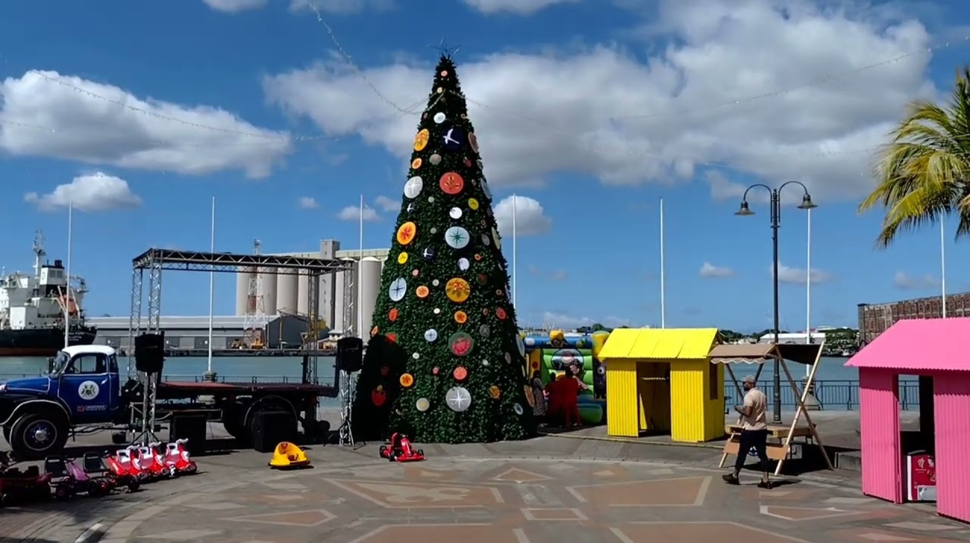 Christmas Tree decoration Mauritius island Christmas Tree decoration Mauritius island