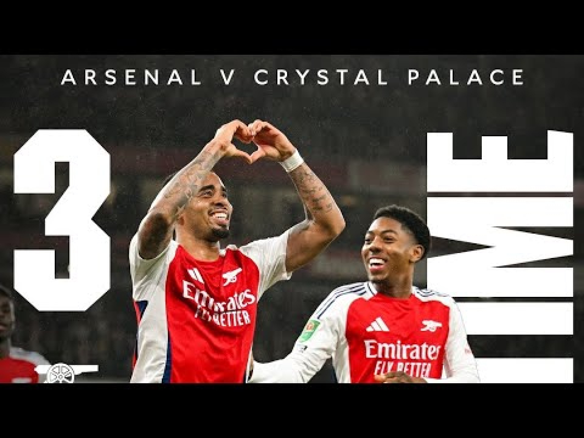 GABRIEL JESUS with a man of the match performance as Arsenal see of Crystal Palace in the EFL Cup GABRIEL JESUS with a man of the match performance as Arsenal see of Crystal Palace in the EFL Cup