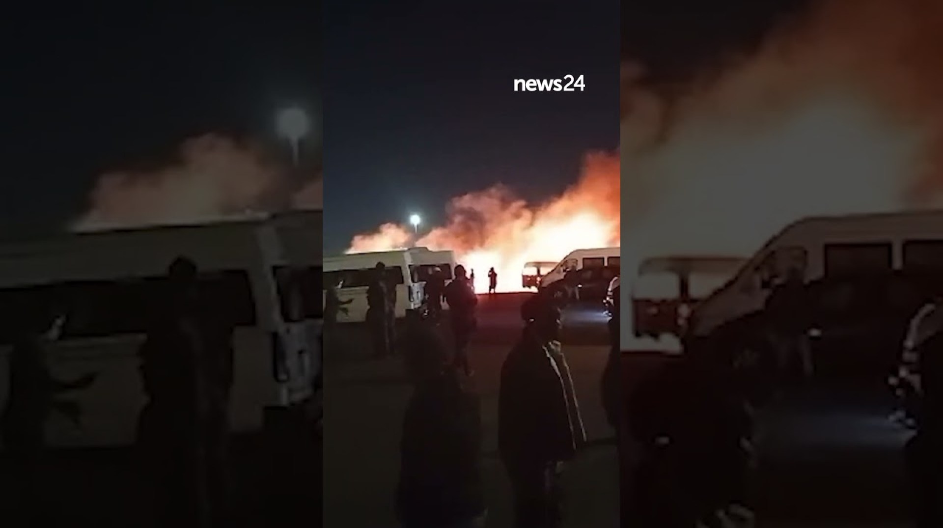 Multiple vehicles gutted in Nyanga taxi rank fire in Cape Town Multiple vehicles gutted in Nyanga taxi rank fire in Cape Town