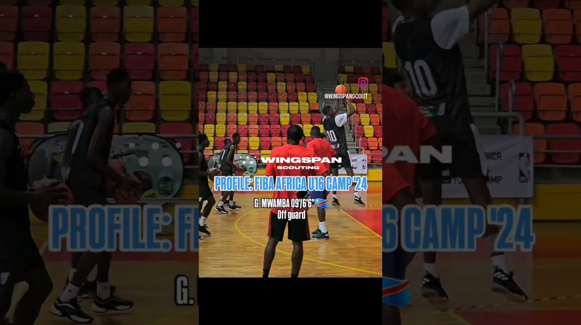 FIBA Africa U16 Regional Camp 2024: G. MWAMBA 09'/6'6''DRC FIBA Africa U16 Regional Camp 2024: G. MWAMBA 09'/6'6''DRC