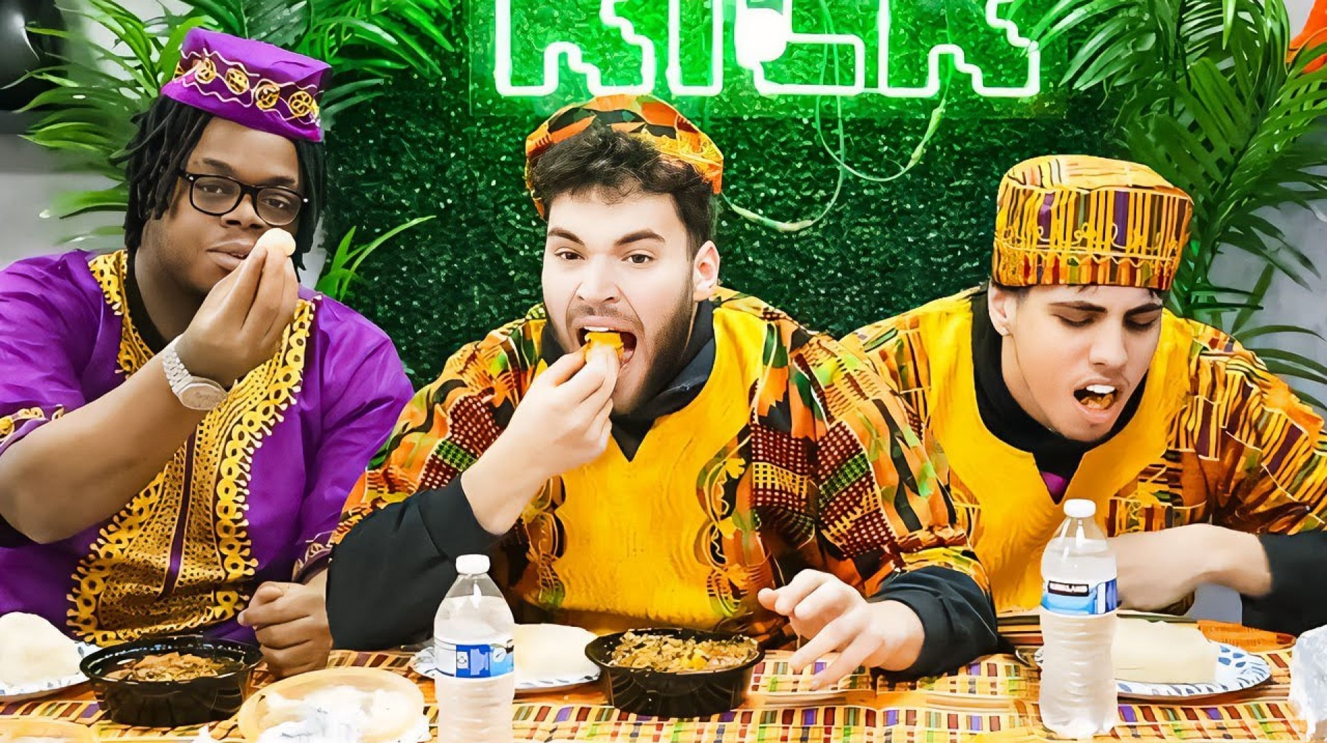 Adin Ross First Time Eating African Fufu.. Adin Ross First Time Eating African Fufu..