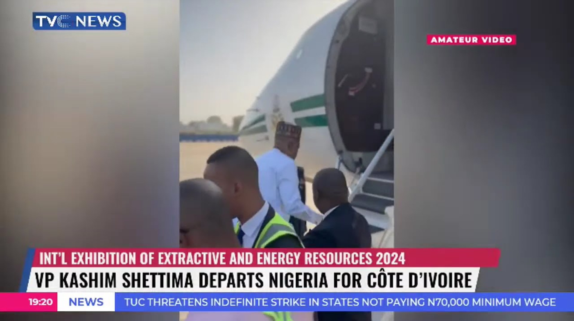 VP Kashim Shettima Departs Nigeria For Cote D'Ivoire VP Kashim Shettima Departs Nigeria For Cote D'Ivoire