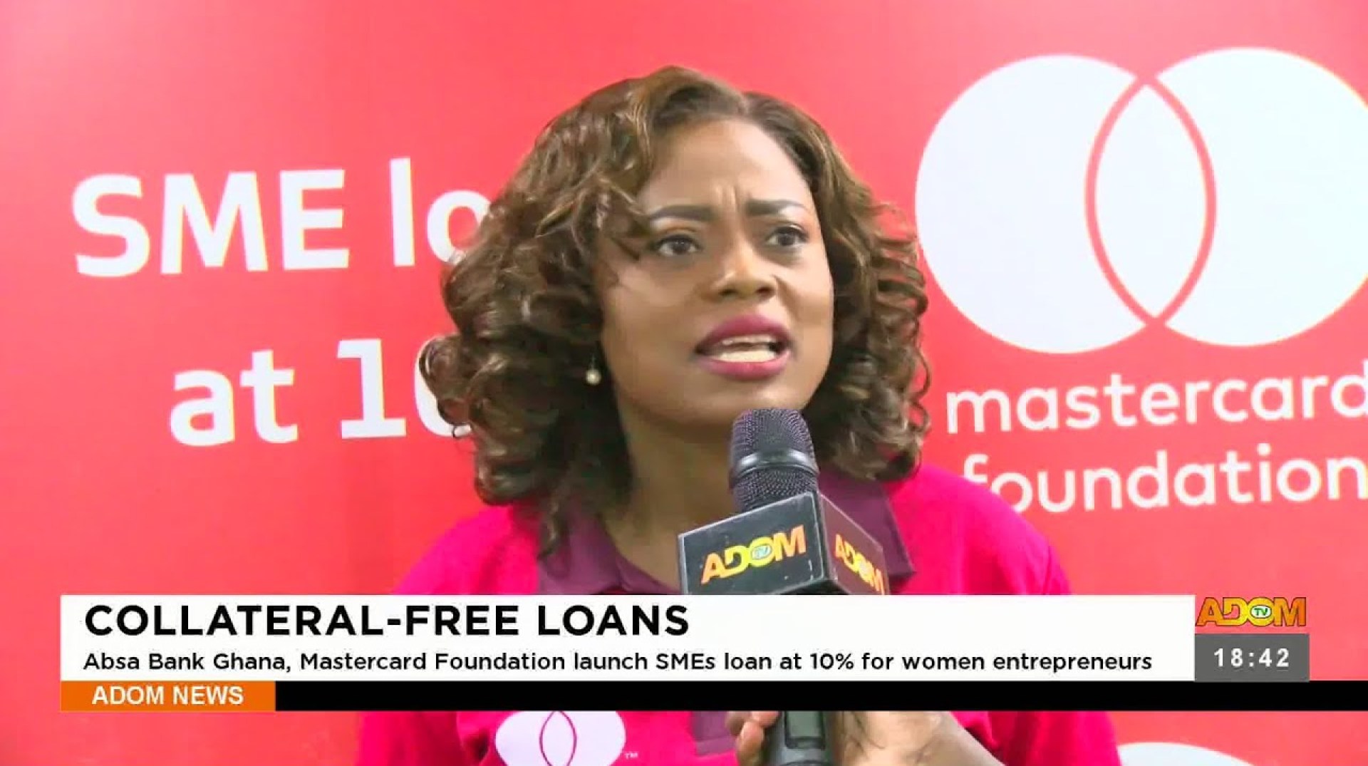 Absa Bank Ghana, Mastercard Foundation launch SMEs loan at 10% for women entrepreneurs (10-5-23) Absa Bank Ghana, Mastercard Foundation launch SMEs loan at 10% for women entrepreneurs (10-5-23)