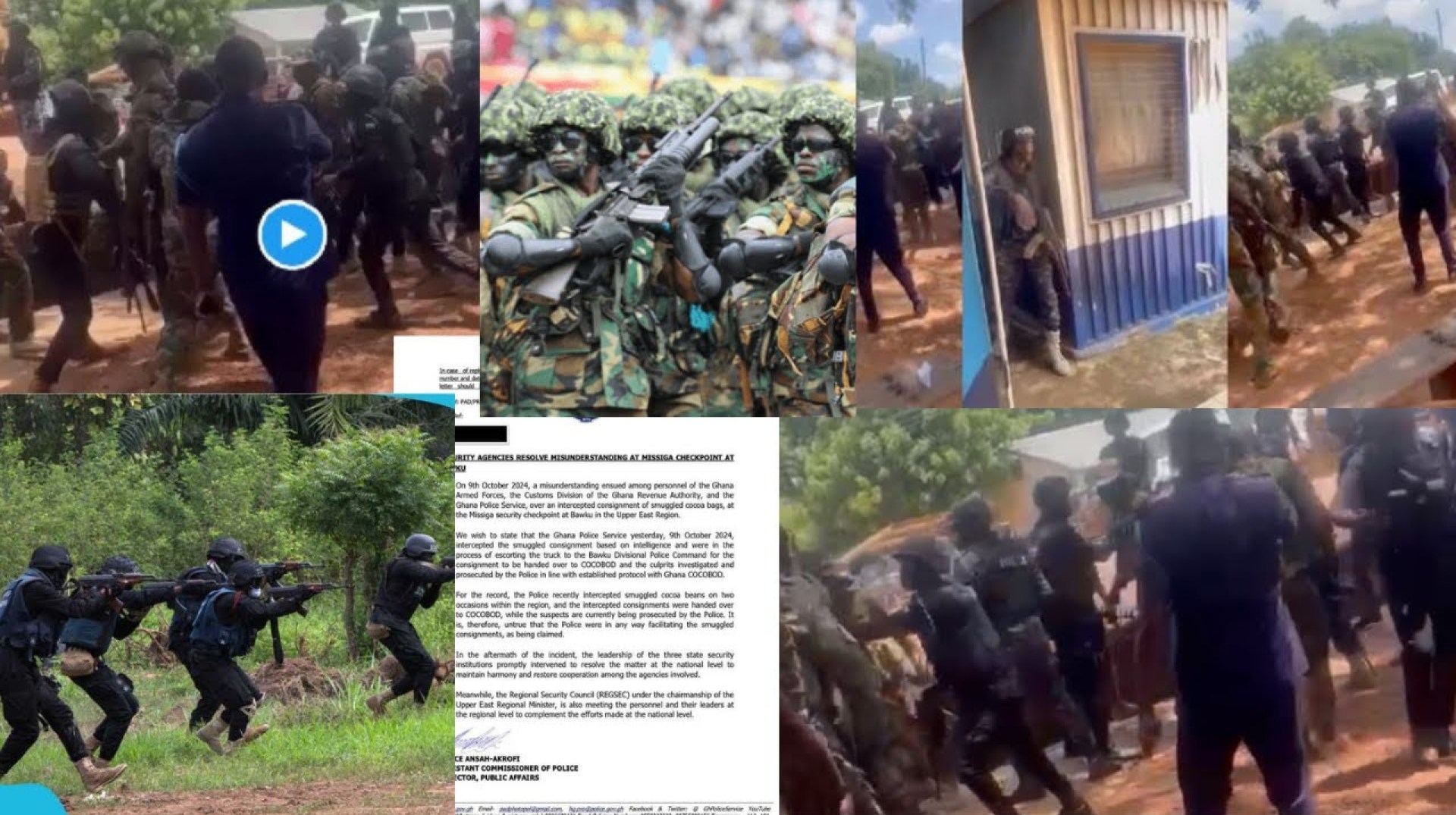 Bawku: Police & Military Engage In Serious GunF!ght Over Coacoa Smuggling- Eye Witness Bawku: Police & Military Engage In Serious GunF!ght Over Coacoa Smuggling- Eye Witness