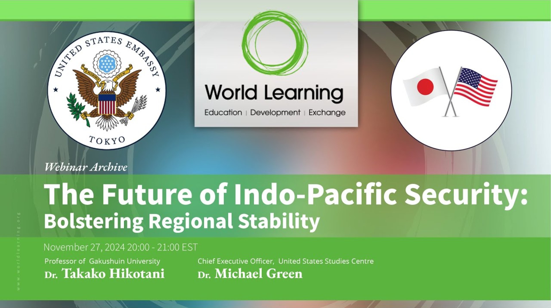 Webinar : The Future of Indo-Pacific Security: Bolstering Regional Stability Webinar : The Future of Indo-Pacific Security: Bolstering Regional Stability