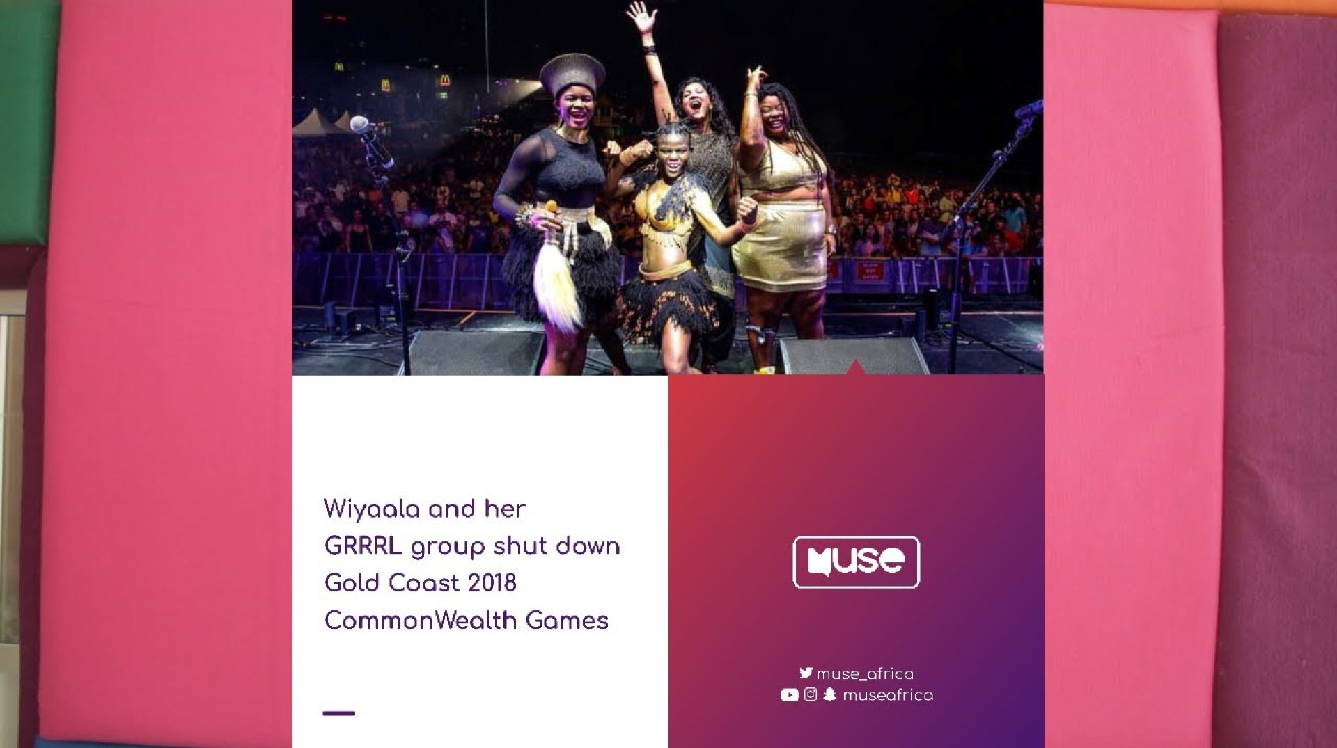 Wiyaala & her GRRRL Group shut down Gold Coast 2018 Commonwealth Games Wiyaala & her GRRRL Group shut down Gold Coast 2018 Commonwealth Games
