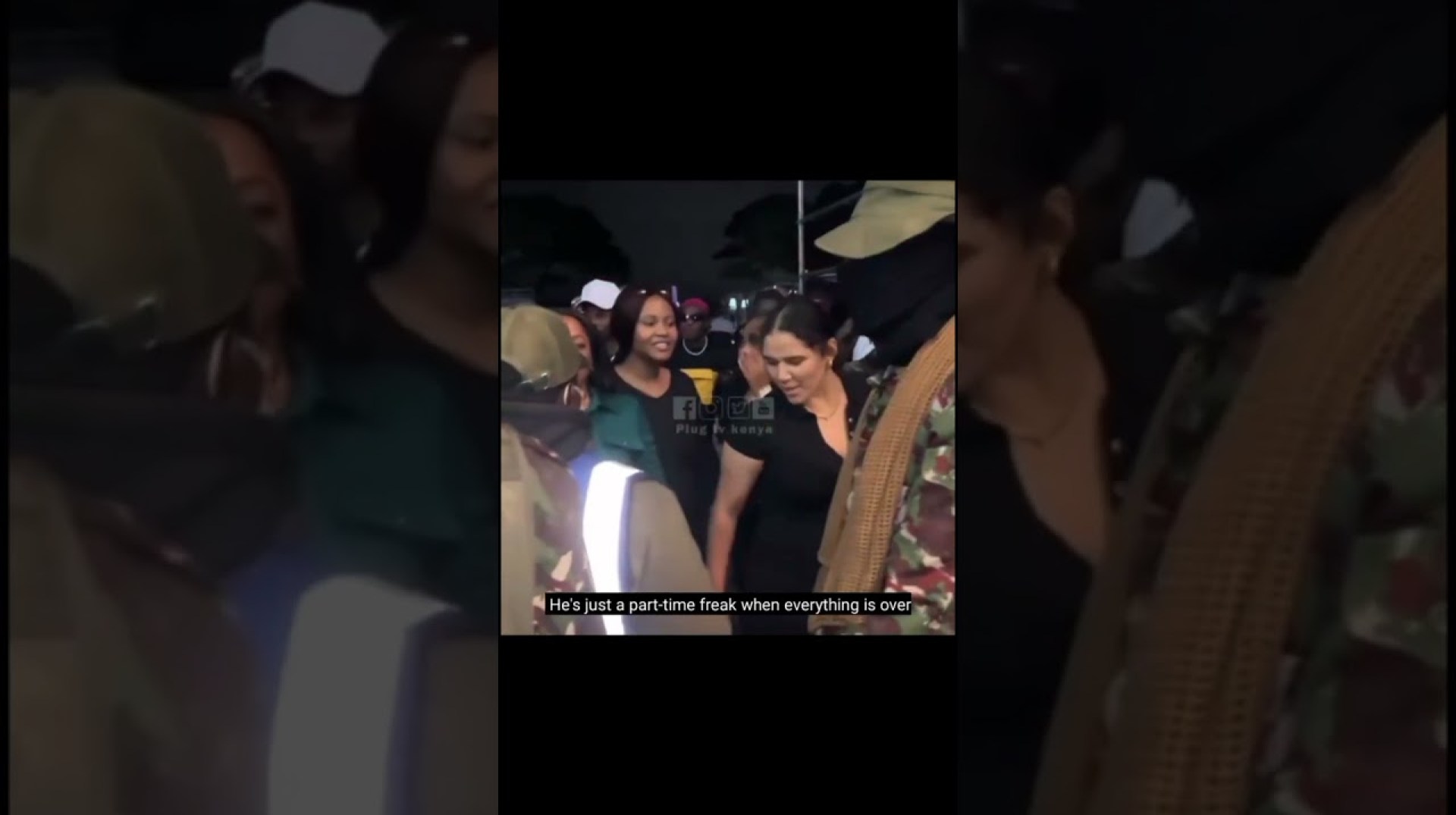 Khaligraph's wife Georgina spotted cheering and vibing to his performance at furaha festival #kenya Khaligraph's wife Georgina spotted cheering and vibing to his performance at furaha festival #kenya
