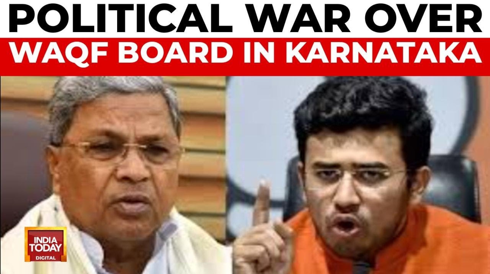 JPC On WAQF Board: BJP MP Tejasvi Surya Accuses Karnataka Government | India Today | WAQF Row JPC On WAQF Board: BJP MP Tejasvi Surya Accuses Karnataka Government | India Today | WAQF Row