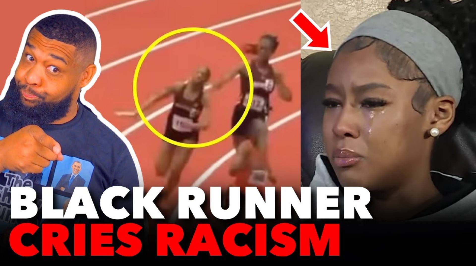 Black Athlete CRIES RACISM After BACKLASH For BASHING Runner In Head Black Athlete CRIES RACISM After BACKLASH For BASHING Runner In Head