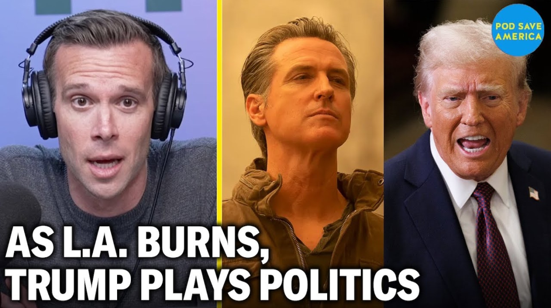 Trump Turns Los Angeles Fire Tragedy Into a Political Attack on Gavin Newsom and Democrats Trump Turns Los Angeles Fire Tragedy Into a Political Attack on Gavin Newsom and Democrats