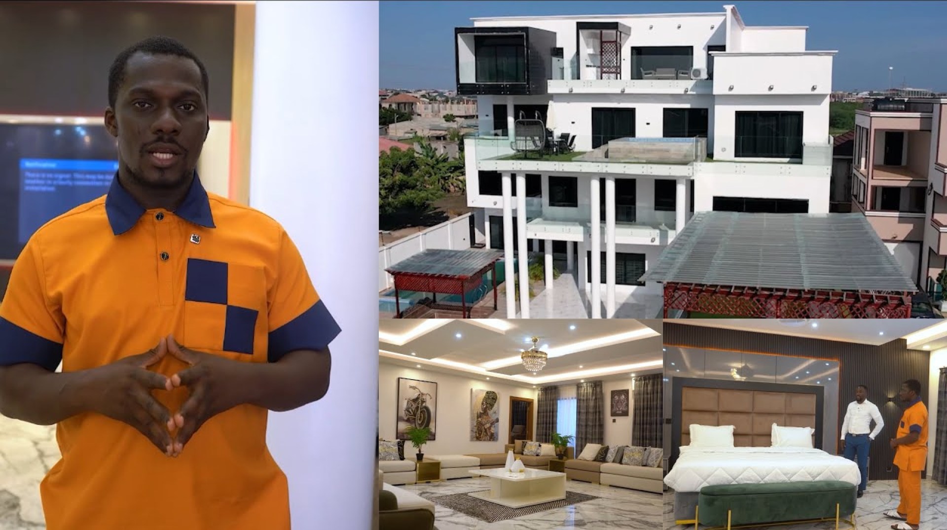 10 Bedrooms, 6 Kitchens & More: Zionfelix Tours 1.7 Million Dollar Mansion On Sale In Accra 10 Bedrooms, 6 Kitchens & More: Zionfelix Tours 1.7 Million Dollar Mansion On Sale In Accra