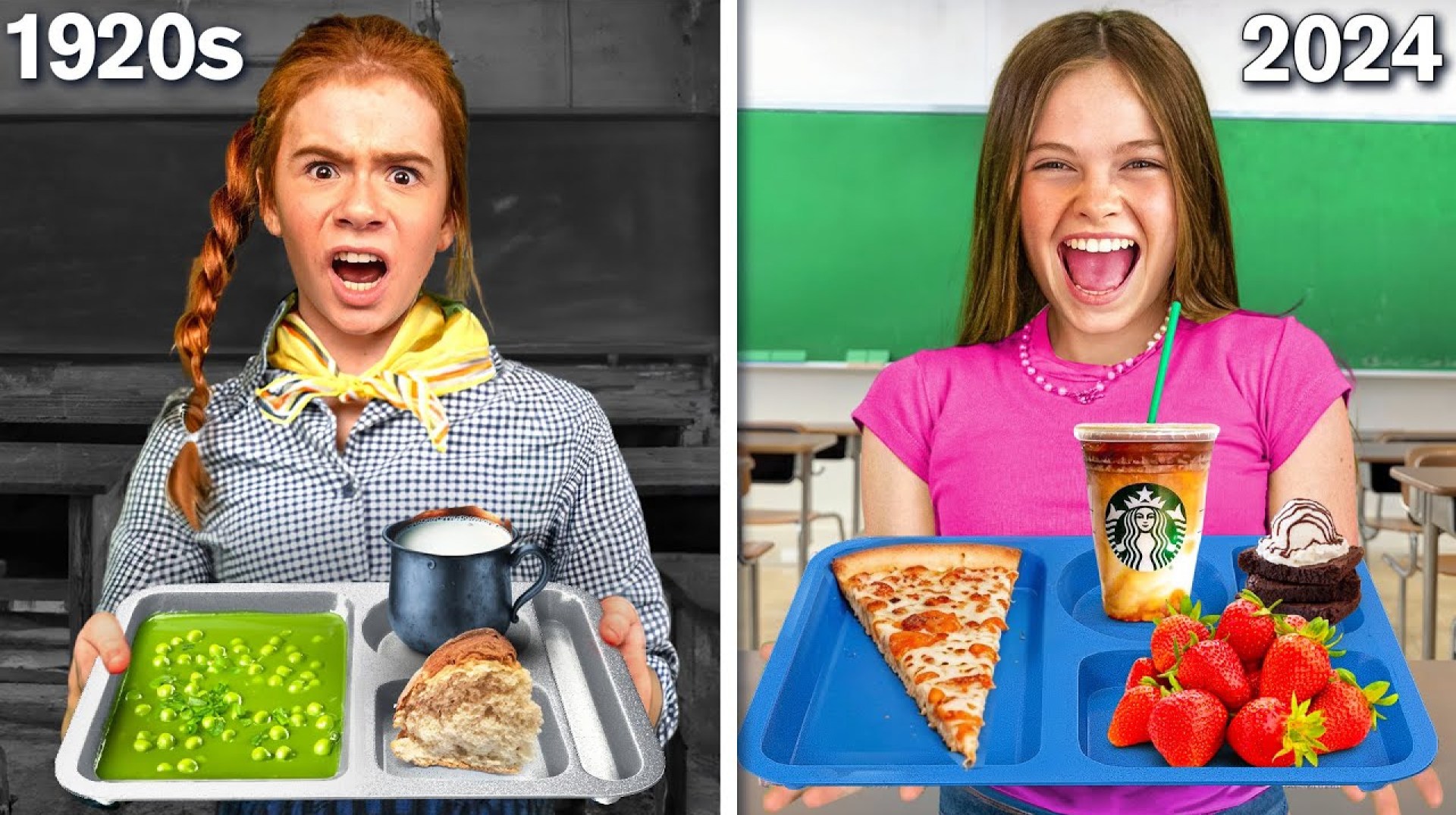 My Daughter Eats 100 YEARS of SCHOOL LUNCHES! ft/ Harper Zilmer My Daughter Eats 100 YEARS of SCHOOL LUNCHES! ft/ Harper Zilmer