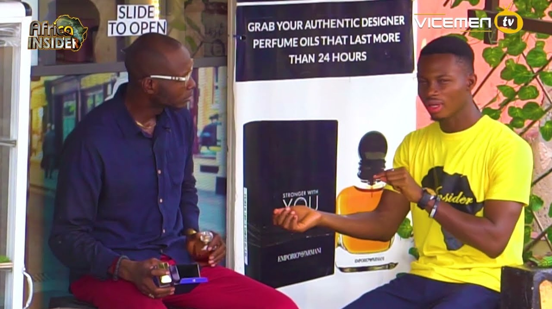 I left Accra Ghana to establish a perfume shop in Western Ghana. I left Accra Ghana to establish a perfume shop in Western Ghana.