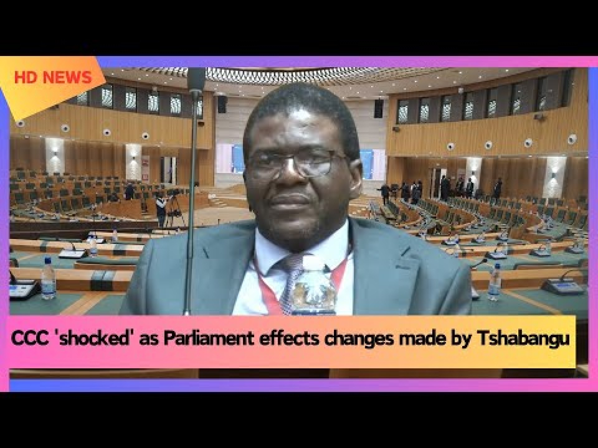 CCC 'shocked' as Parliament effects changes made by Tshabangu CCC 'shocked' as Parliament effects changes made by Tshabangu