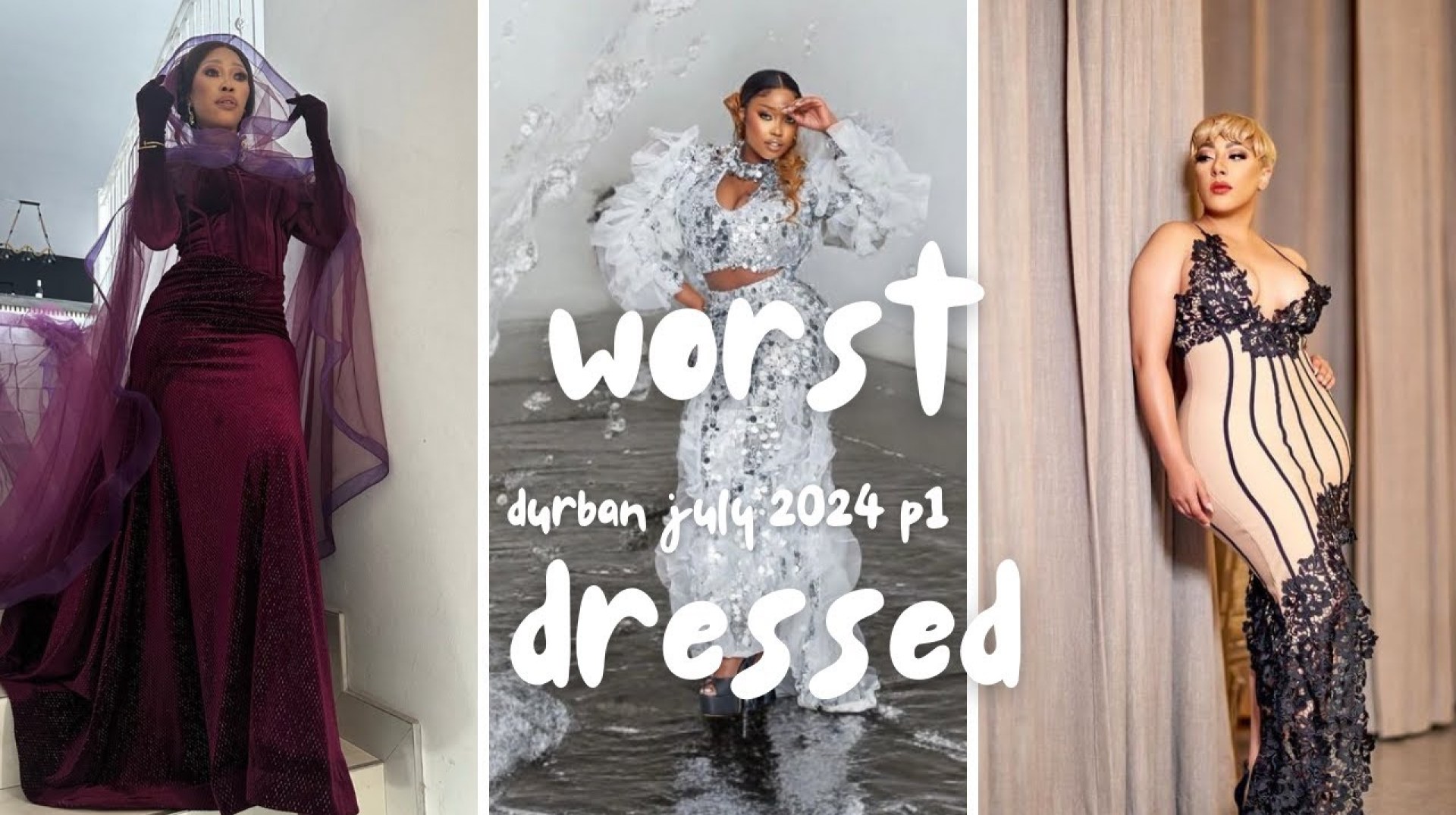 Worst Dressed Celebrities At Durban July 2024 Worst Dressed Celebrities At Durban July 2024