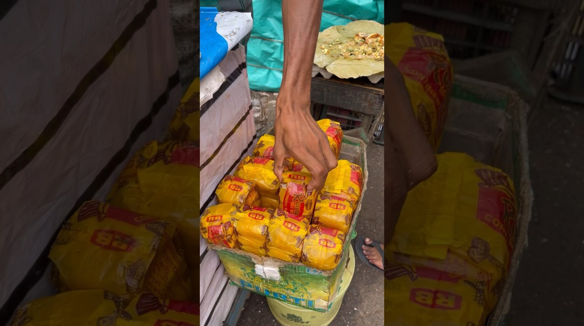 Unique Street food in Kolkata #shorts Unique Street food in Kolkata #shorts