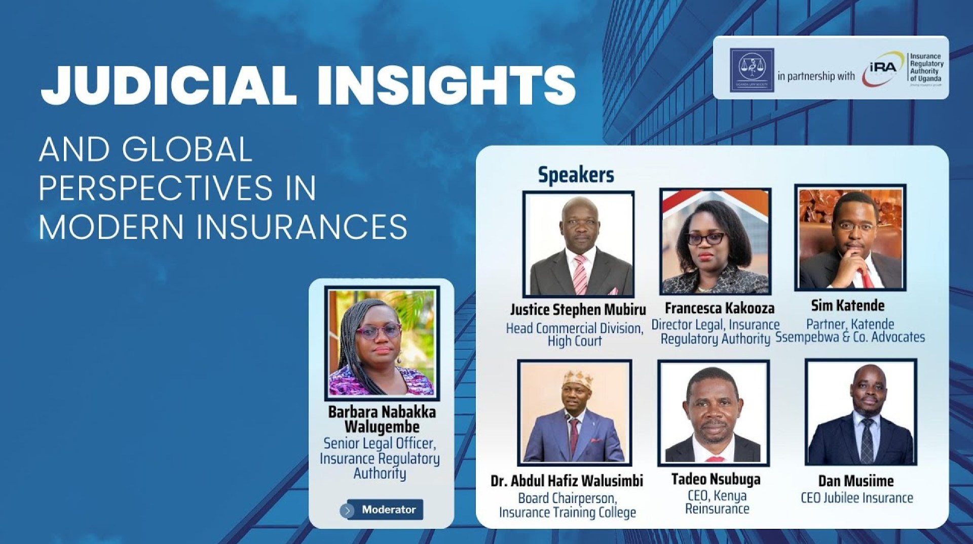 JUDICIAL INSIGHTS AND GLOBAL PERSPECTIVES IN MODERN INSURANCES JUDICIAL INSIGHTS AND GLOBAL PERSPECTIVES IN MODERN INSURANCES