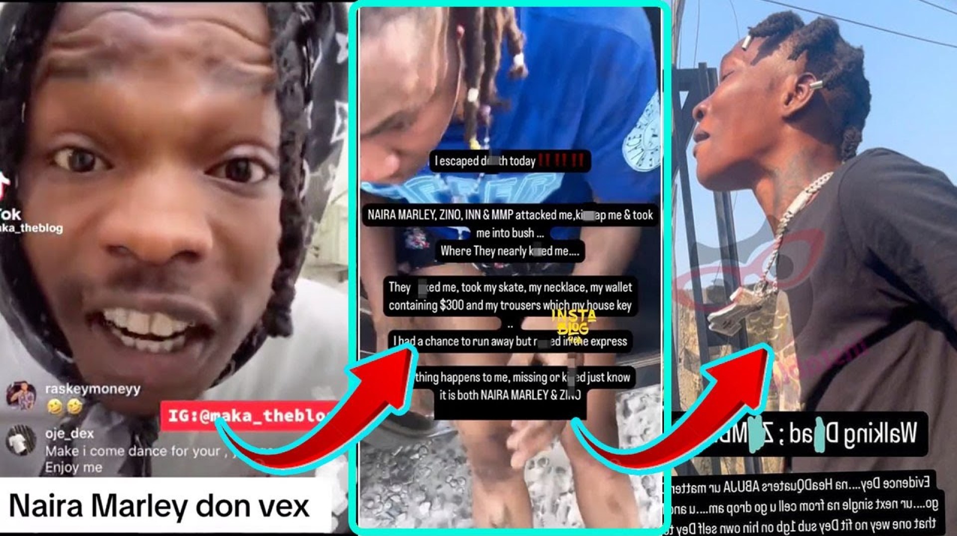 Naira Marley B€ATs Another Artiste After Mohbad D€ATH With Zinolessky Naira Marley B€ATs Another Artiste After Mohbad D€ATH With Zinolessky