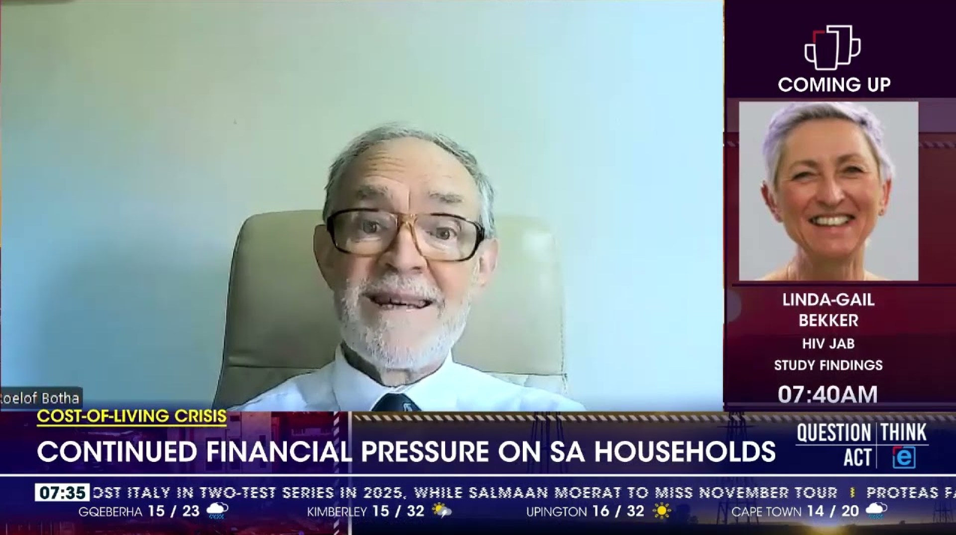 Continued financial pressure on SA households Continued financial pressure on SA households