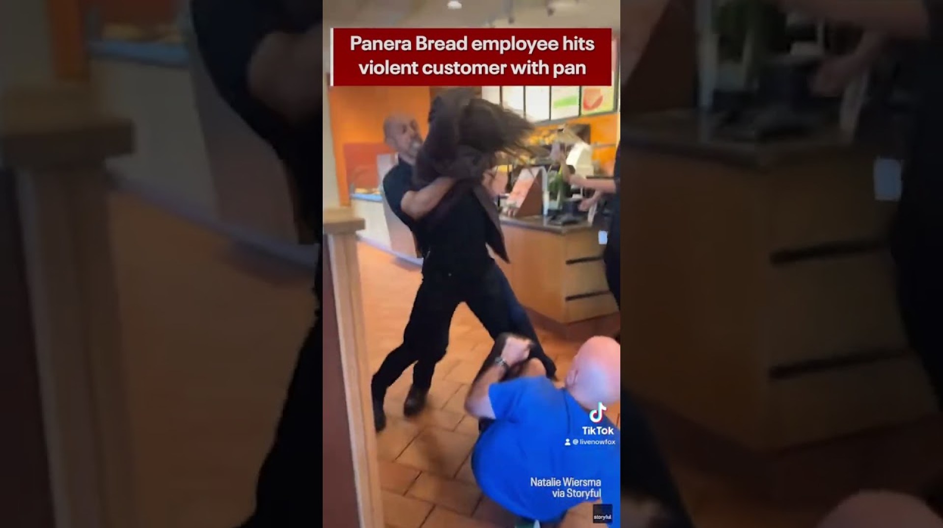 Violent customer encounter at Panera Bread goes viral Violent customer encounter at Panera Bread goes viral