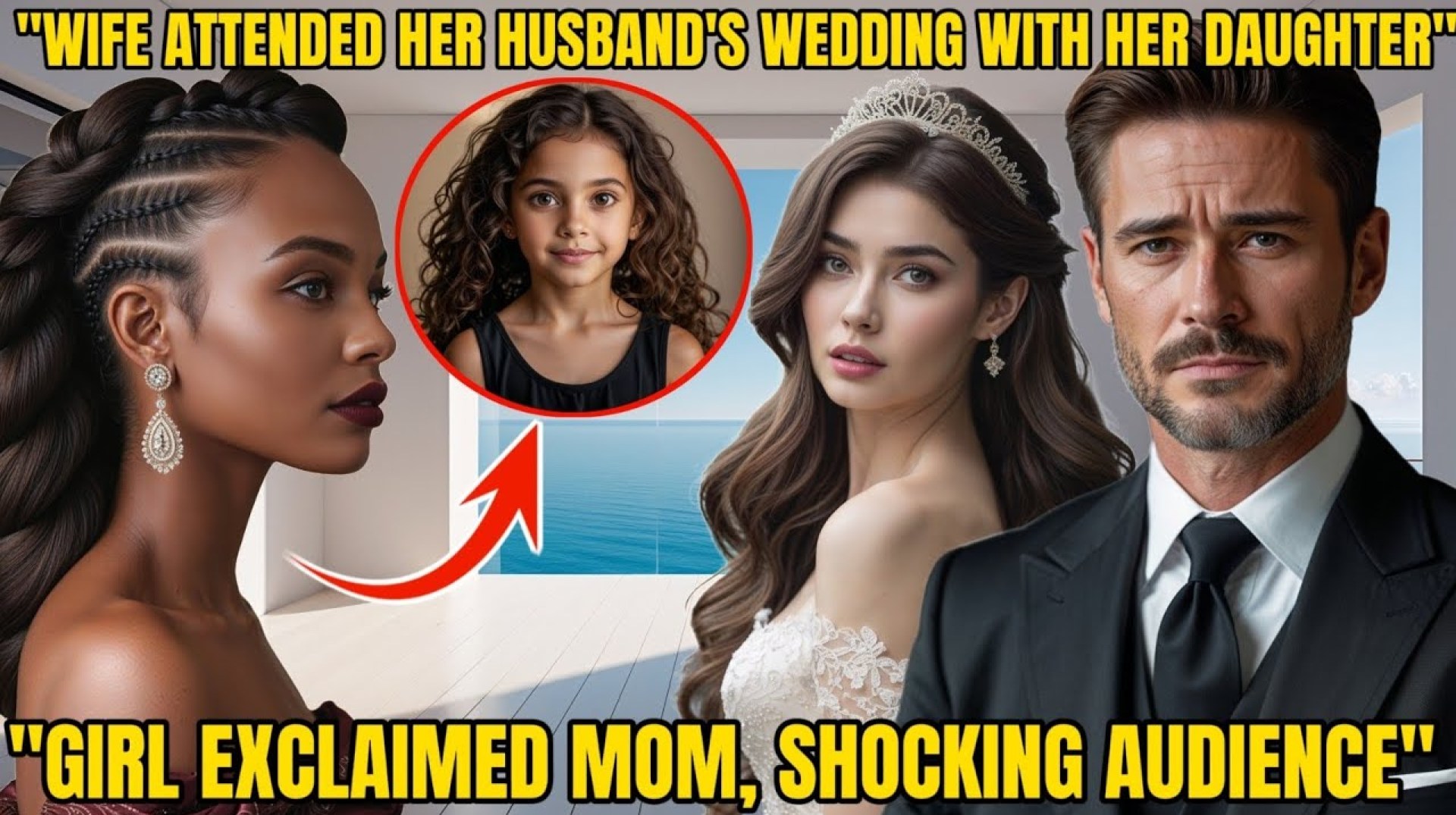 WIFE ATTENDS HUSBAND'S WEDDING WITH HER DAUGHTER – GIRL SHOUTS 'MOM!' SHOCKING EVERYONE! WIFE ATTENDS HUSBAND'S WEDDING WITH HER DAUGHTER – GIRL SHOUTS 'MOM!' SHOCKING EVERYONE!
