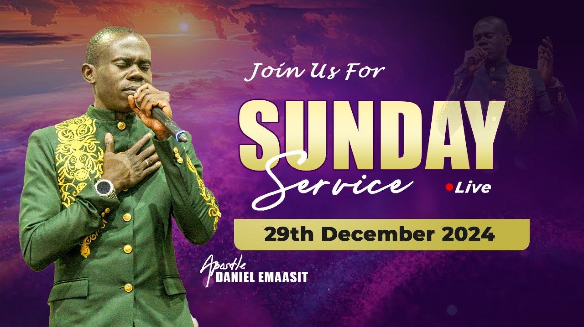 29TH-12-2024 SUNDAY SERVICE | WITH APOSTLE DANIEL EMAASIT. 29TH-12-2024 SUNDAY SERVICE | WITH APOSTLE DANIEL EMAASIT.