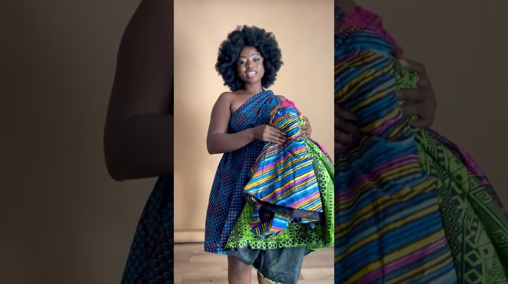 Best African Print Infinity Wrap Dress Best African Print Infinity Wrap Dress