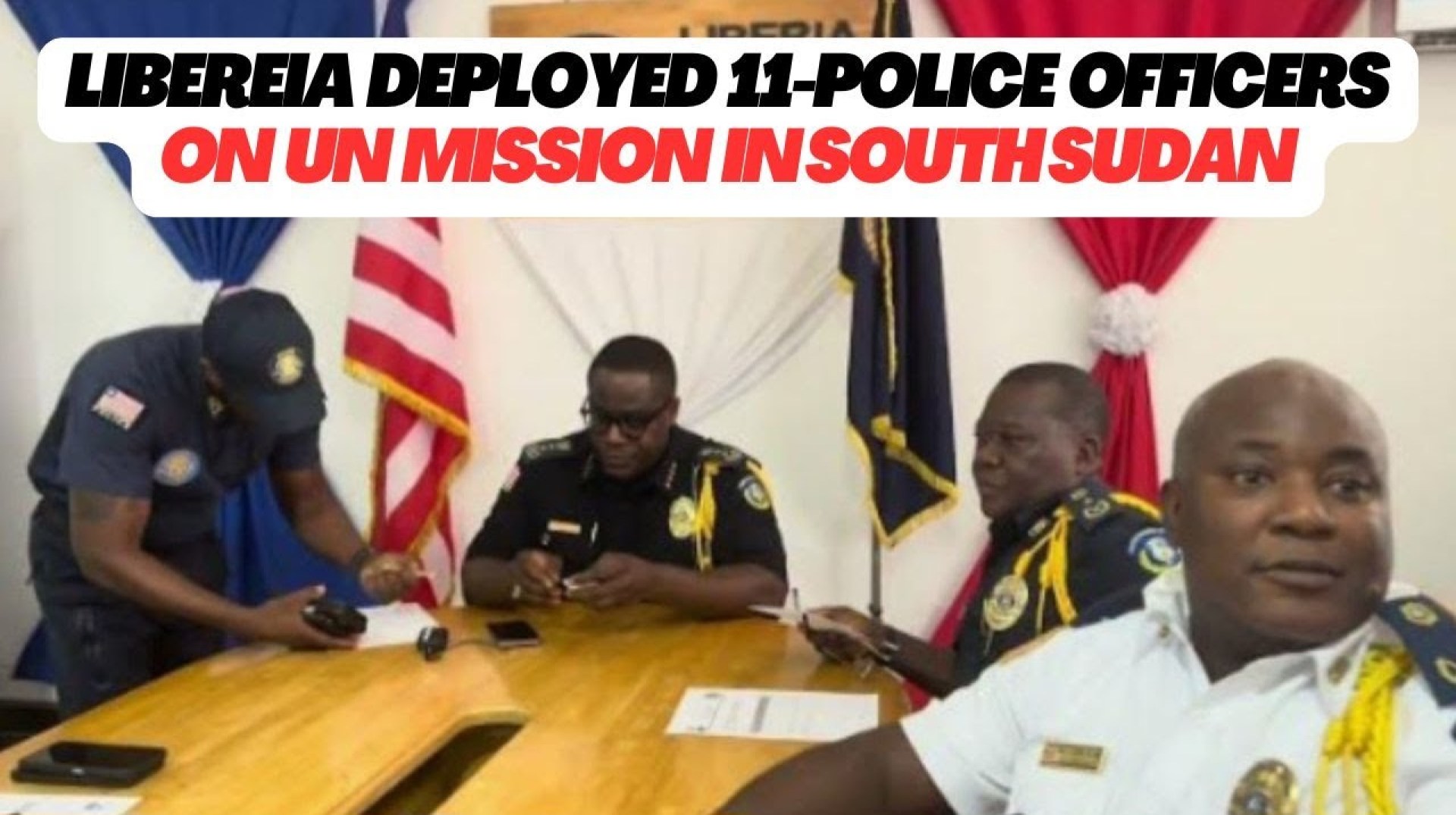 Breaking news: Liberia National Police deployed 11 officers on UN Mission in South Sudan Breaking news: Liberia National Police deployed 11 officers on UN Mission in South Sudan