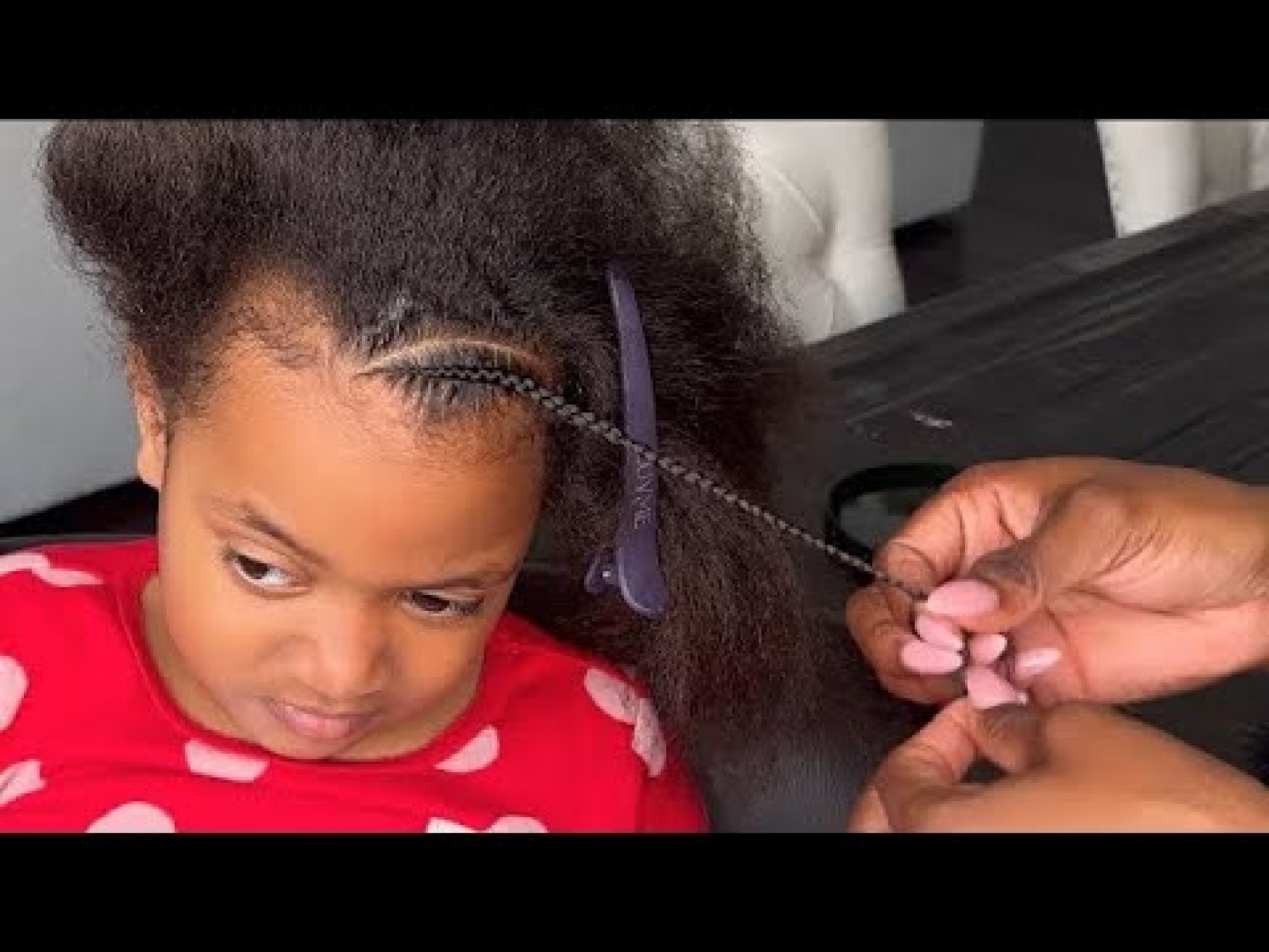 Creative Kids Braids Style | 2 Braided Buns | Beads & Clucker-balls Creative Kids Braids Style | 2 Braided Buns | Beads & Clucker-balls