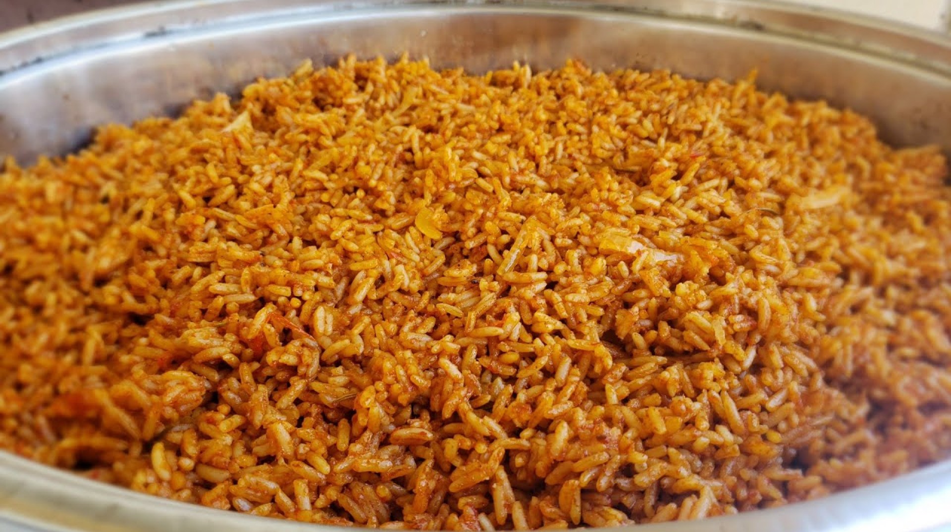 Nigerian party jollof rice for many people | Party jollof rice + Stewed Turkey wings Nigerian party jollof rice for many people | Party jollof rice + Stewed Turkey wings