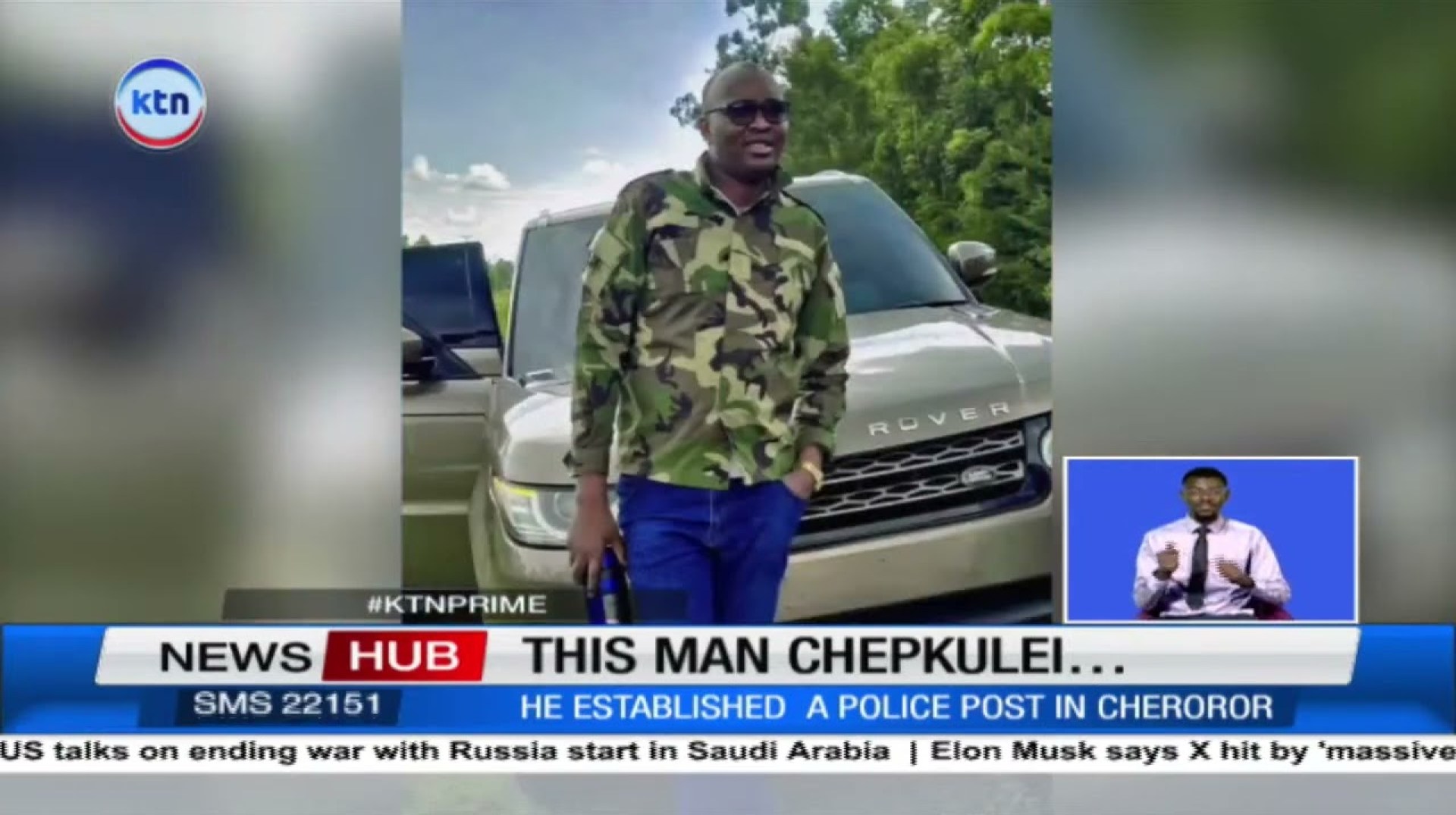 Collins Chepkulei, civilian behind fake police base speaks Collins Chepkulei, civilian behind fake police base speaks