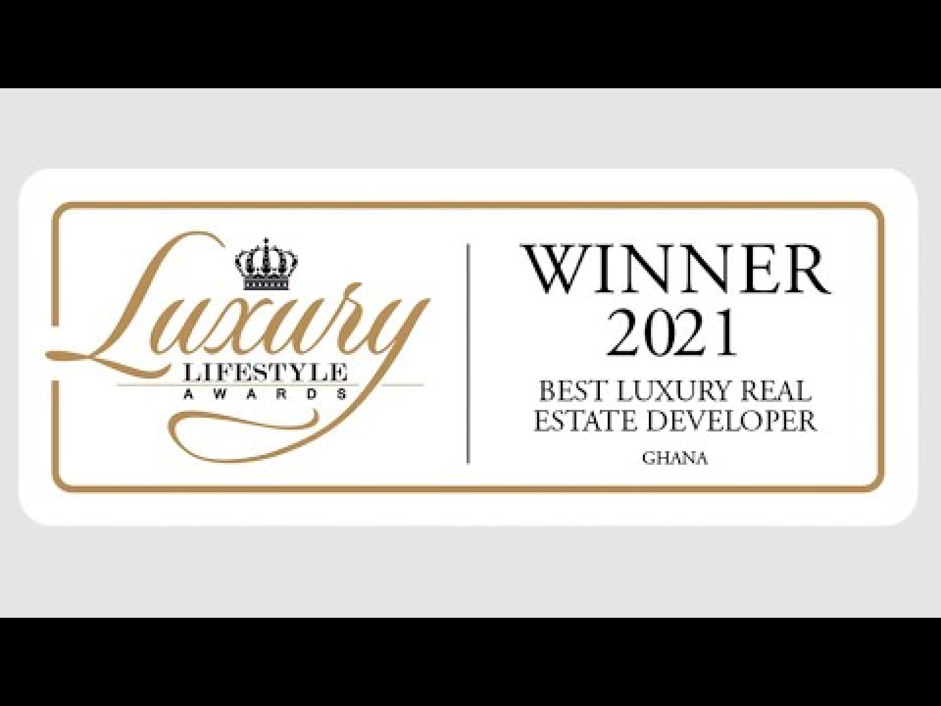 Clifton Homes Awarded Best Luxury Real Estate Developer in Ghana at the Luxury Lifestyle Awards Clifton Homes Awarded Best Luxury Real Estate Developer in Ghana at the Luxury Lifestyle Awards