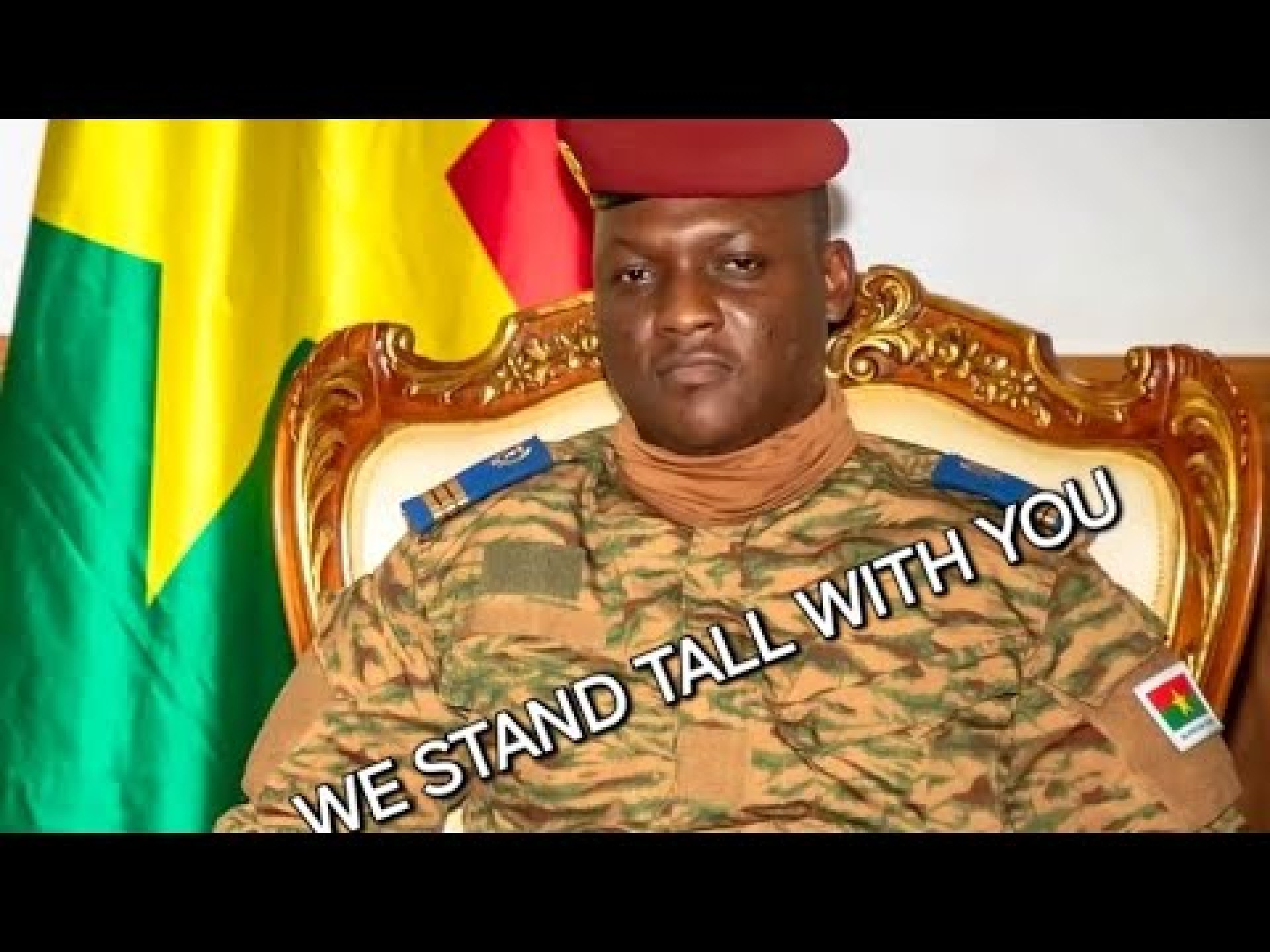 Captain Ibrahim Traore, Gift from our Ancestors . Captain Ibrahim Traore, Gift from our Ancestors .