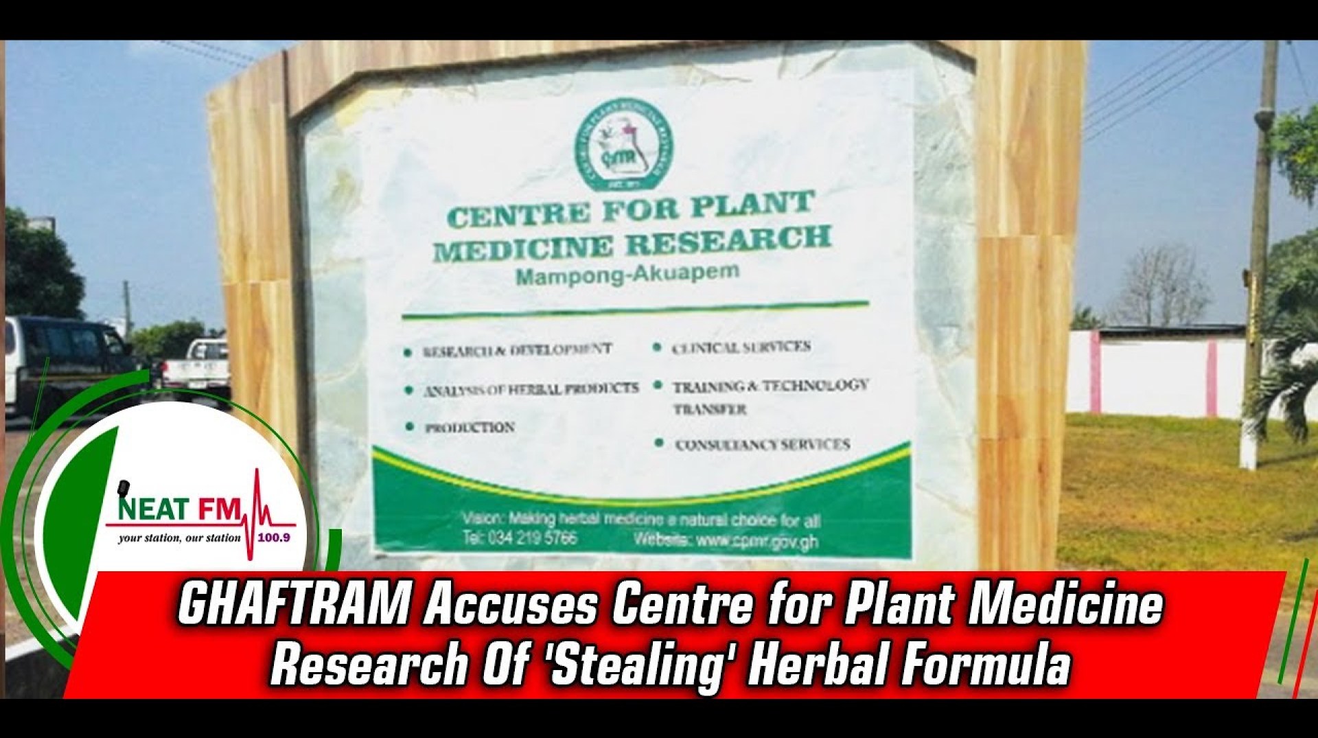 GHAFTRAM Accuses Centre for Plant Medicine Research Of 'Stealing' Herbal Formula GHAFTRAM Accuses Centre for Plant Medicine Research Of 'Stealing' Herbal Formula