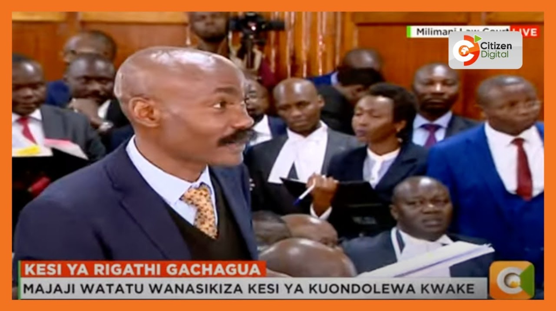 Elisha Ongoya to Prof. Tom Ojienda: We have a professor of law misbehaving at the bar Elisha Ongoya to Prof. Tom Ojienda: We have a professor of law misbehaving at the bar