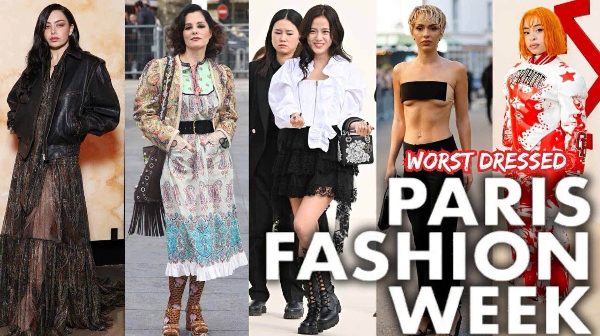10 WORST DRESSED CELEBRITIES AT PARIS FASHION WEEK 2025! (FW25) 10 WORST DRESSED CELEBRITIES AT PARIS FASHION WEEK 2025! (FW25)