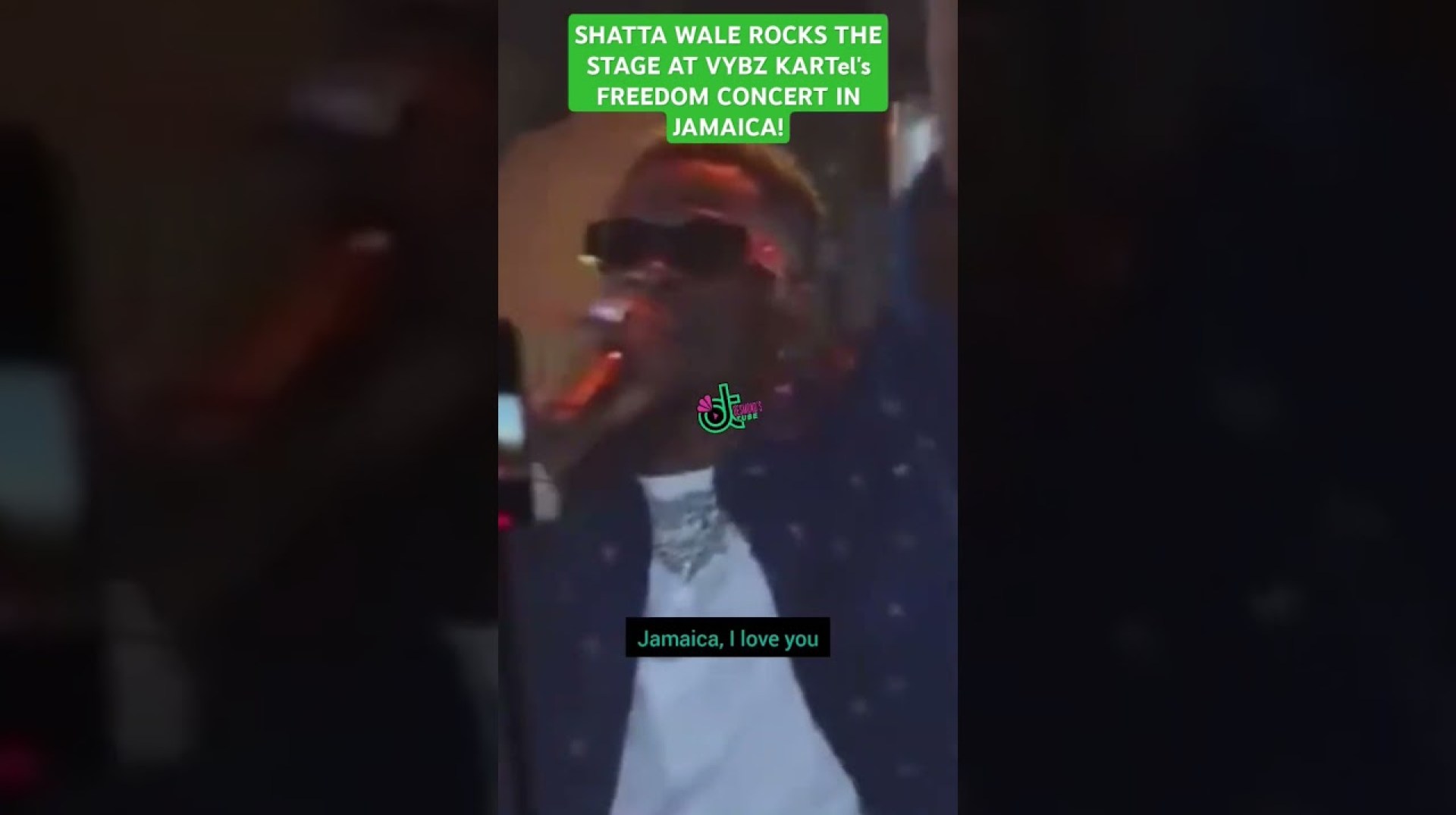 SHATTA WALE ROCKS THE STAGE AT VYBZ KARTel's FREEDOM CONCERT IN JAMAICA | Shorts | 2025 SHATTA WALE ROCKS THE STAGE AT VYBZ KARTel's FREEDOM CONCERT IN JAMAICA | Shorts | 2025