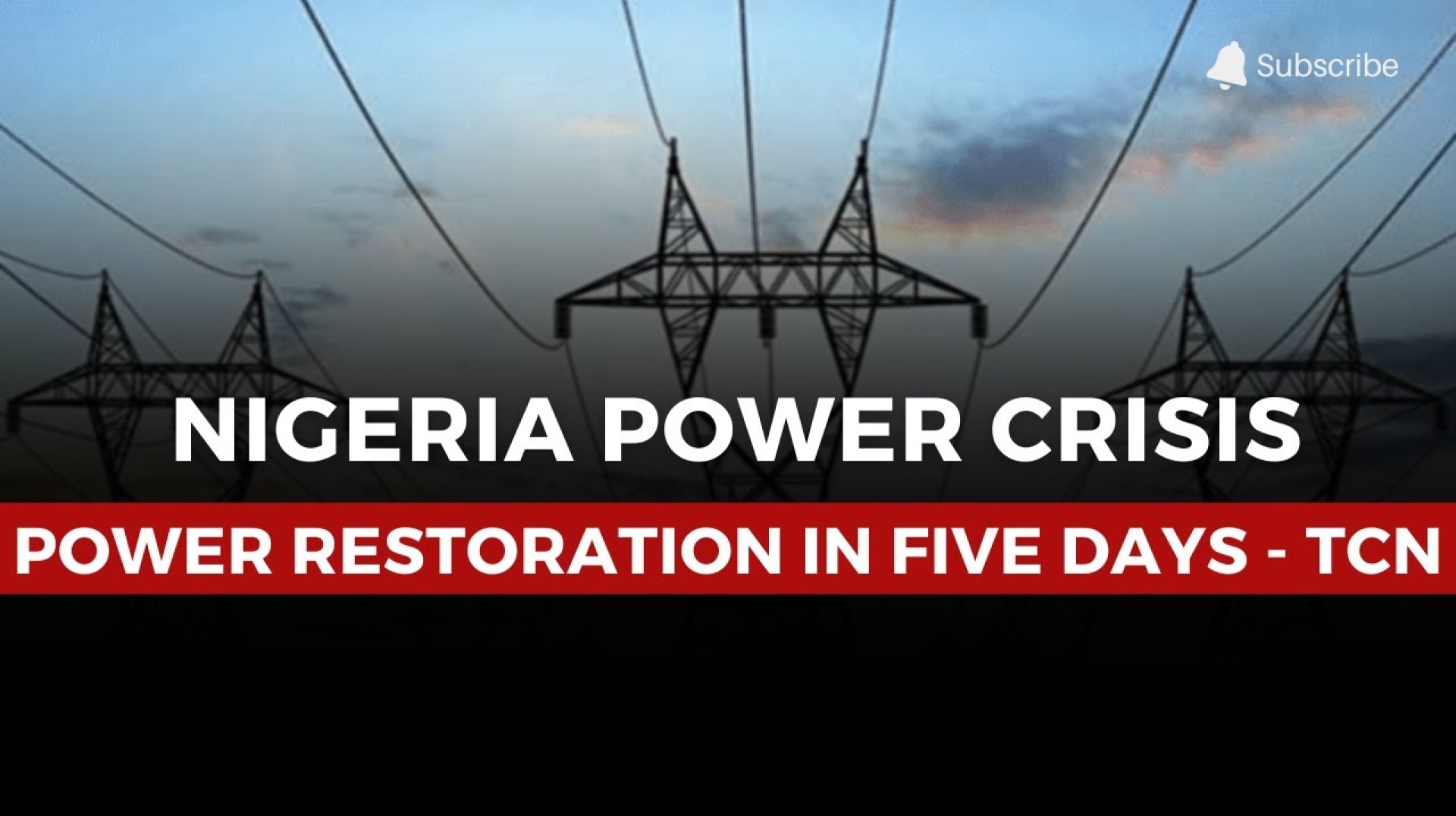 Nigeria's Power Crisis: TCN Promises Restoration in Five Days Nigeria's Power Crisis: TCN Promises Restoration in Five Days