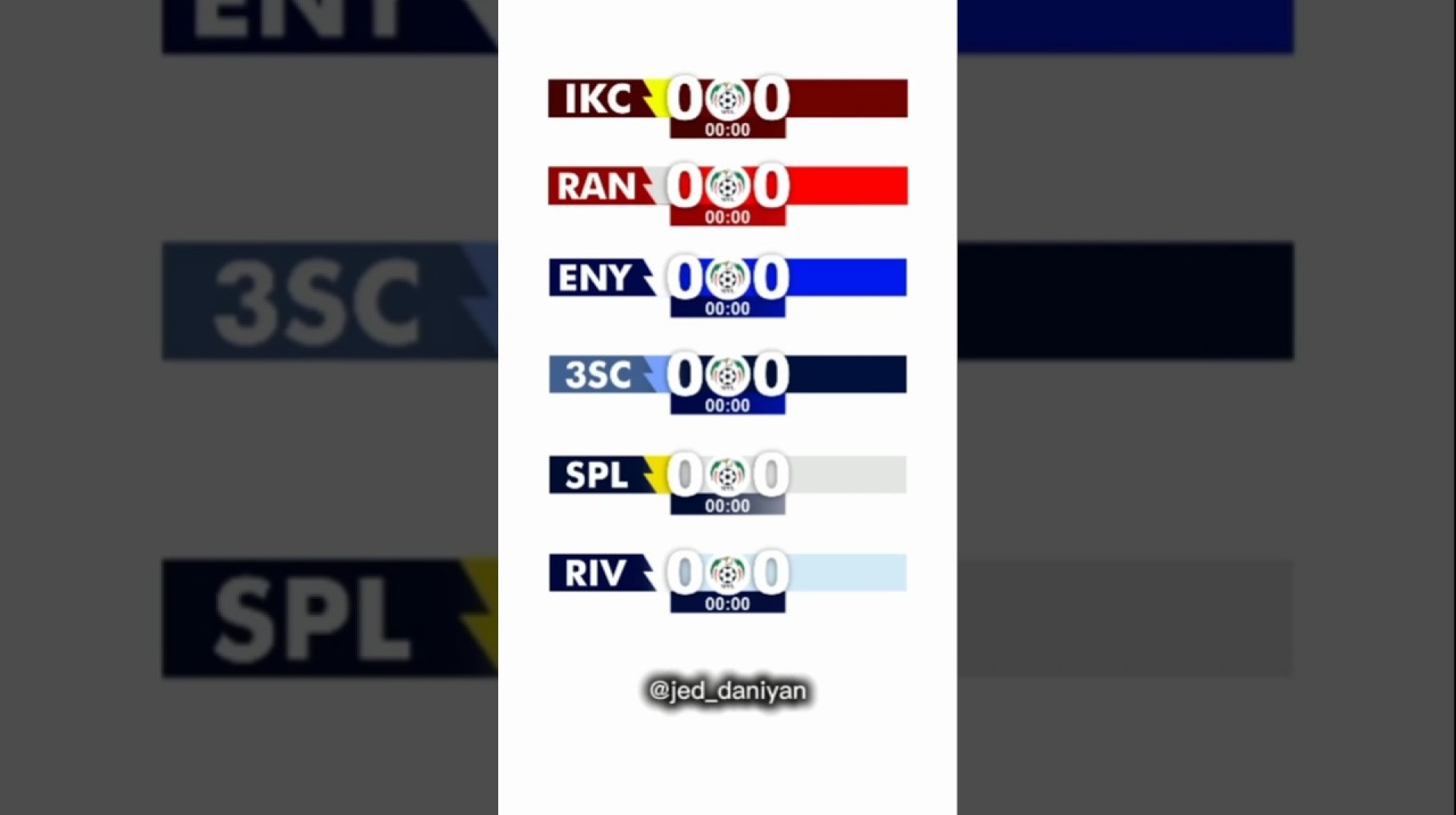 If the Nigerian league used the new EPL scorebugs #africanfootball If the Nigerian league used the new EPL scorebugs #africanfootball