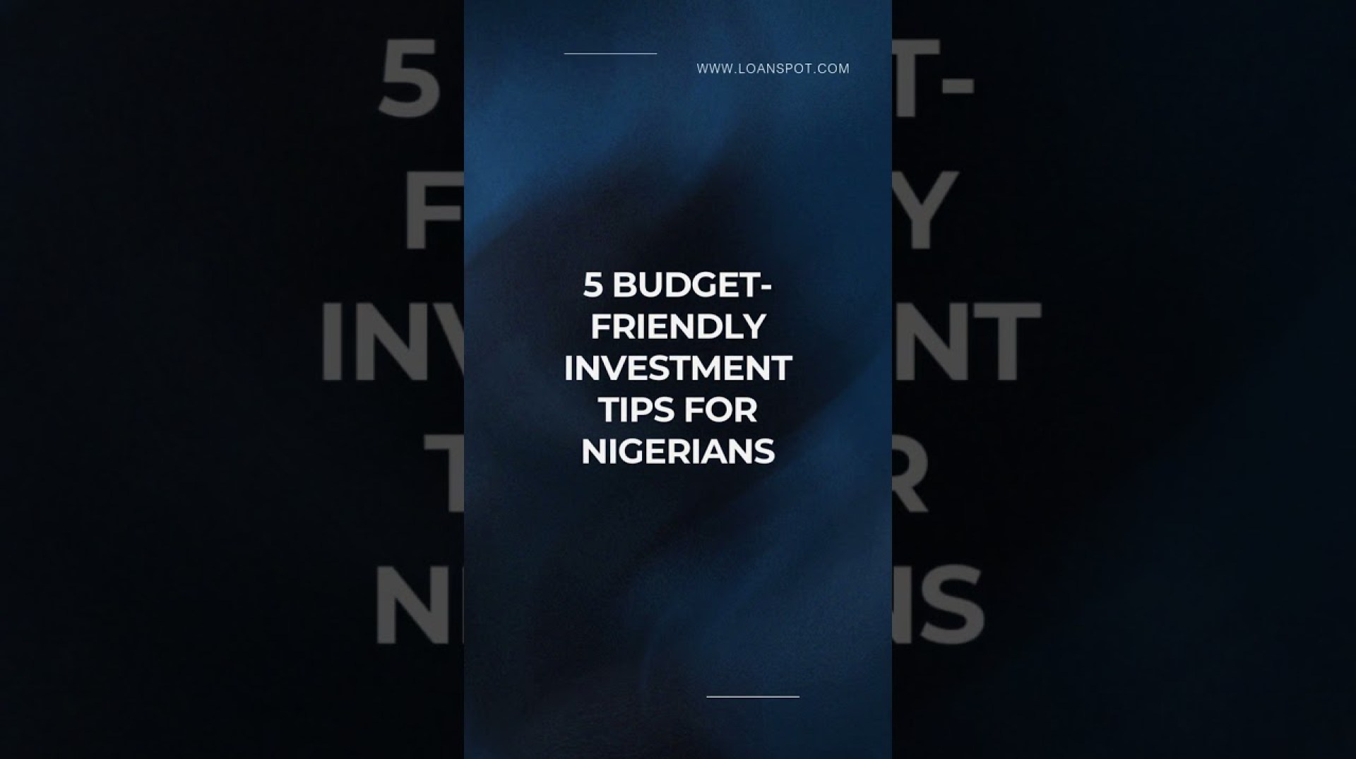 Budget Friendly Investment Tips in Nigeria Budget Friendly Investment Tips in Nigeria