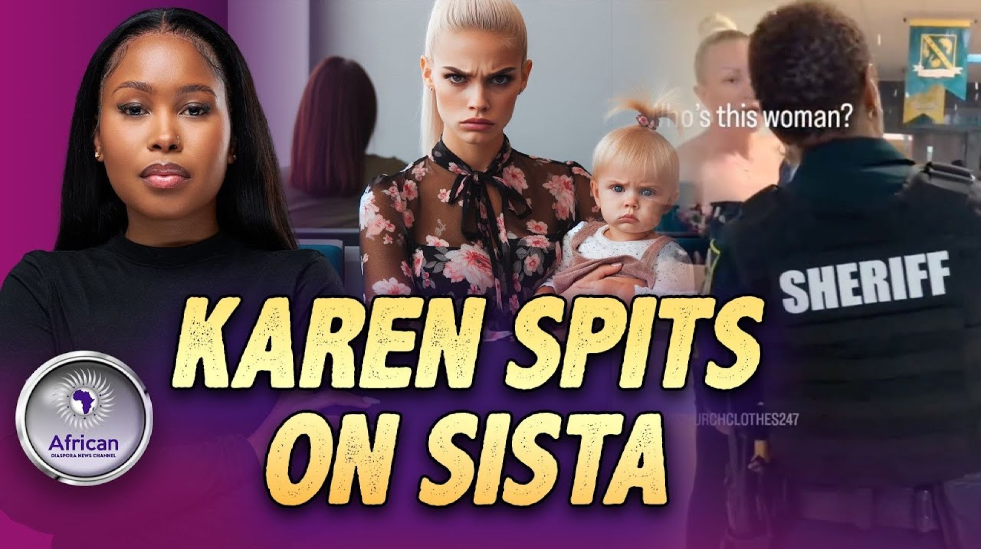 White Woman Spits On Sista For Sitting Too Close To Her! White Woman Spits On Sista For Sitting Too Close To Her!
